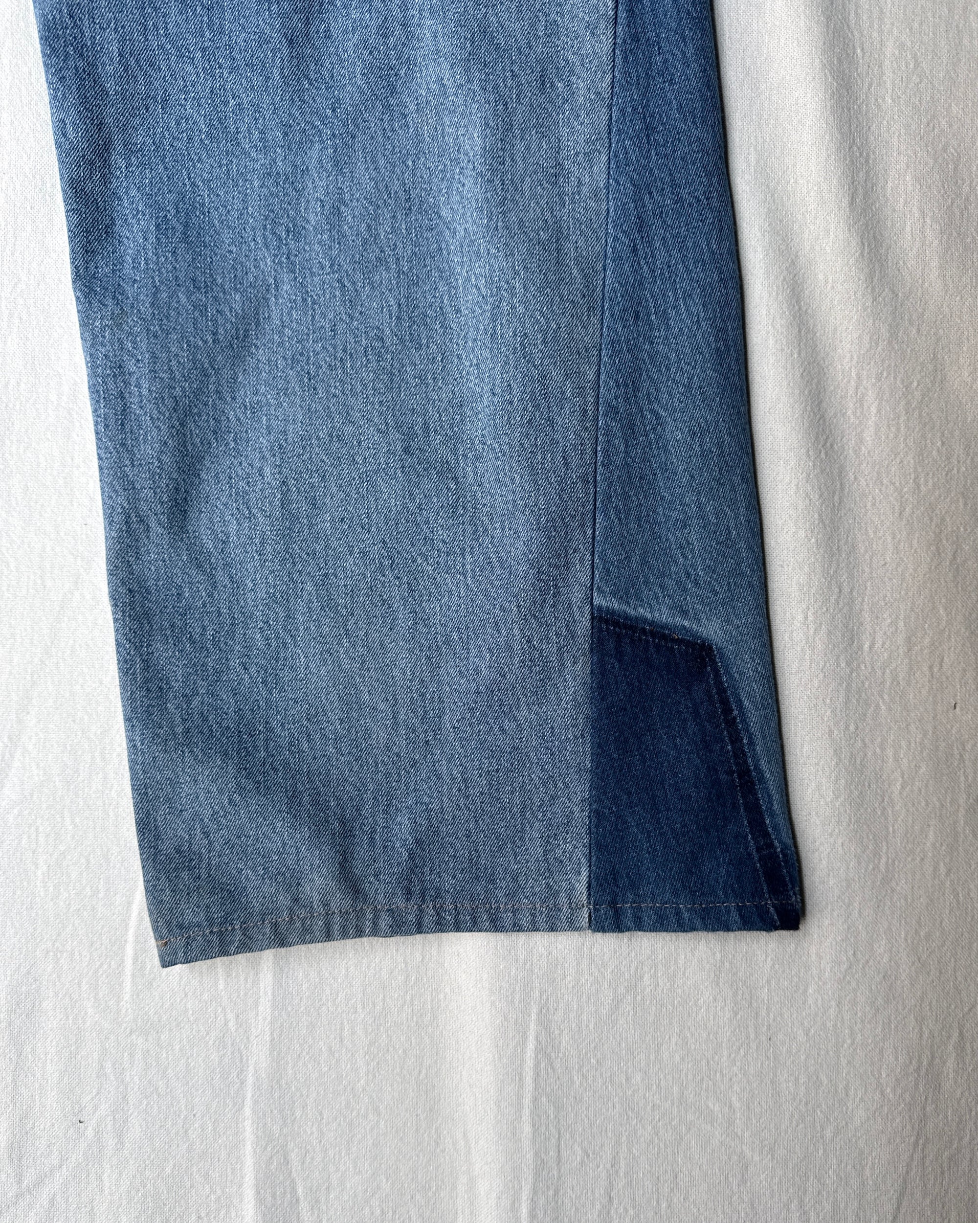 ID25-005-01-F / wide leg easy denim【E】