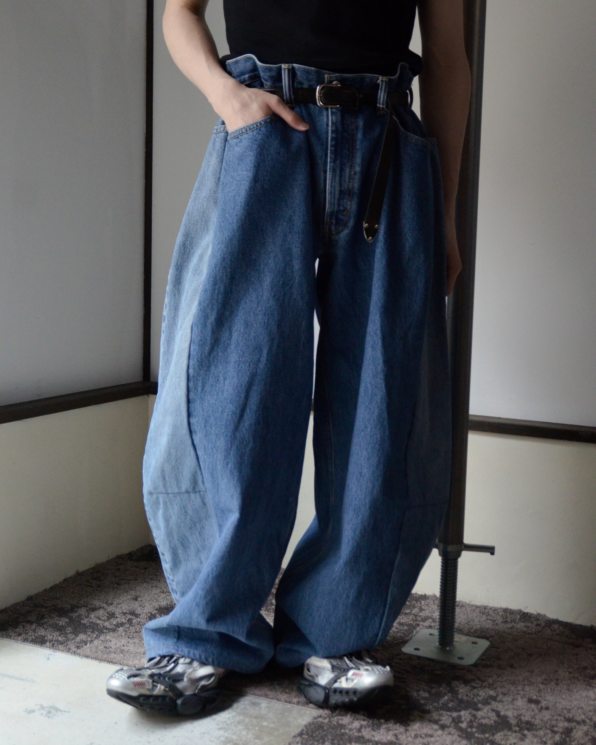 RE-010-18 / curve buggy denim【J】