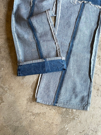 RE-013-04 /  inside out straight denim【E】