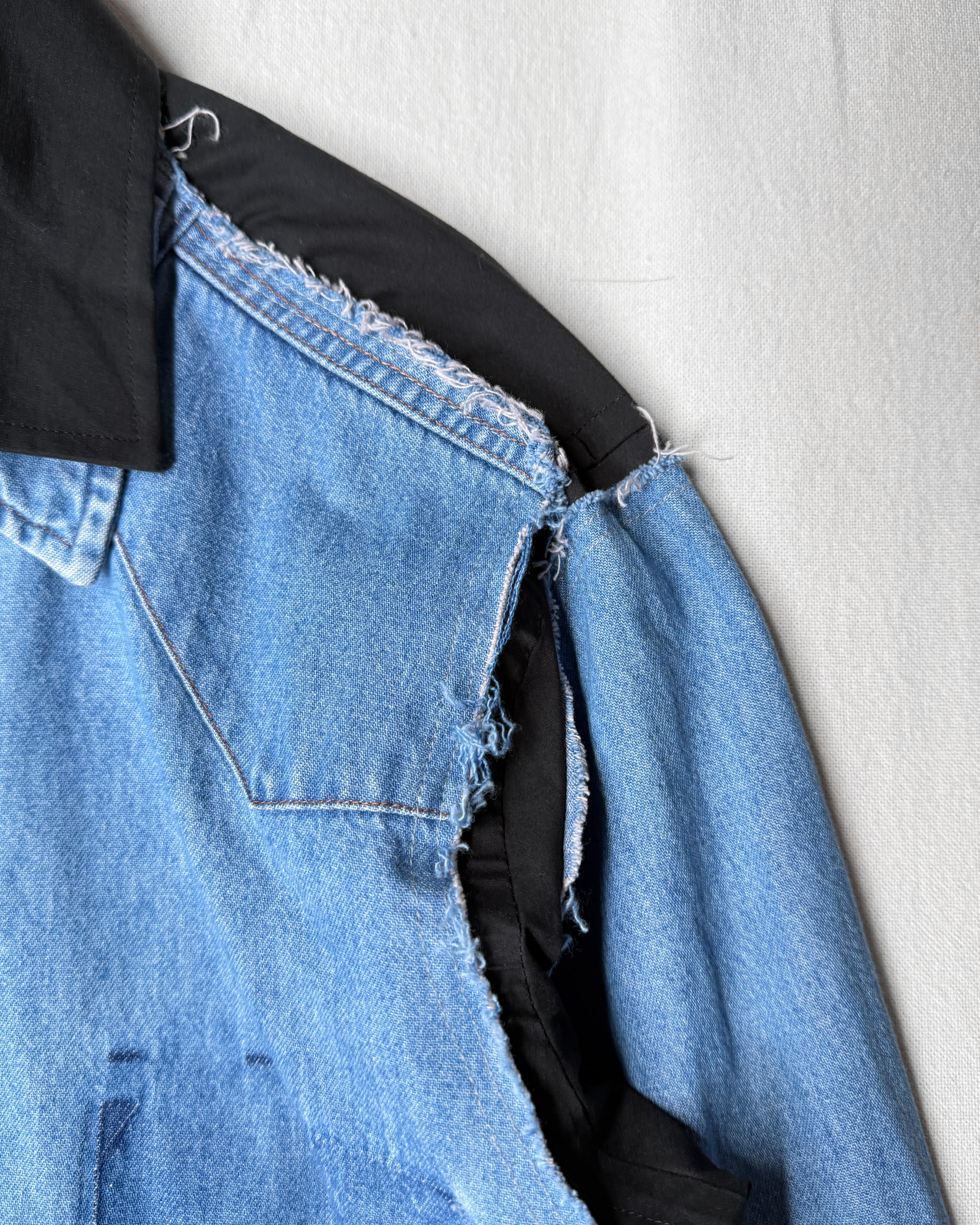 ID25-019 / docking fake layered shirt【B】