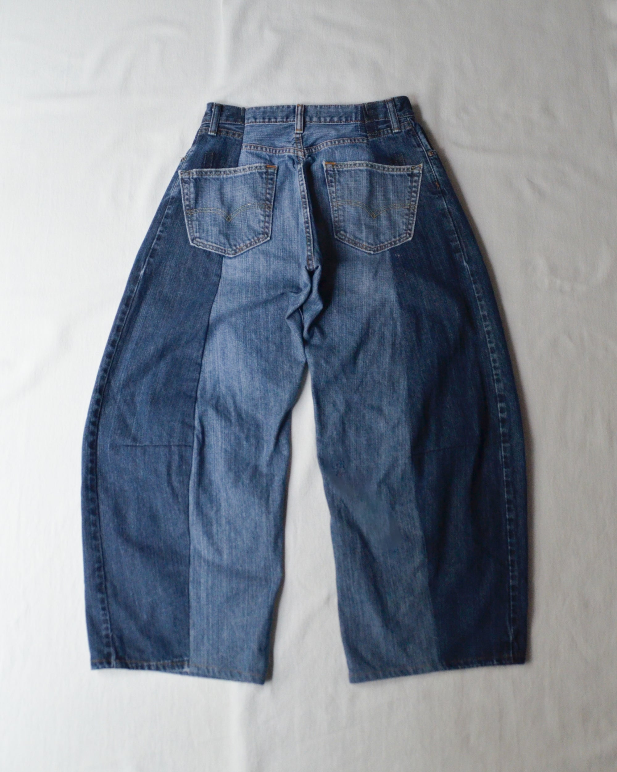 RE-010-18 / curve buggy denim【C】