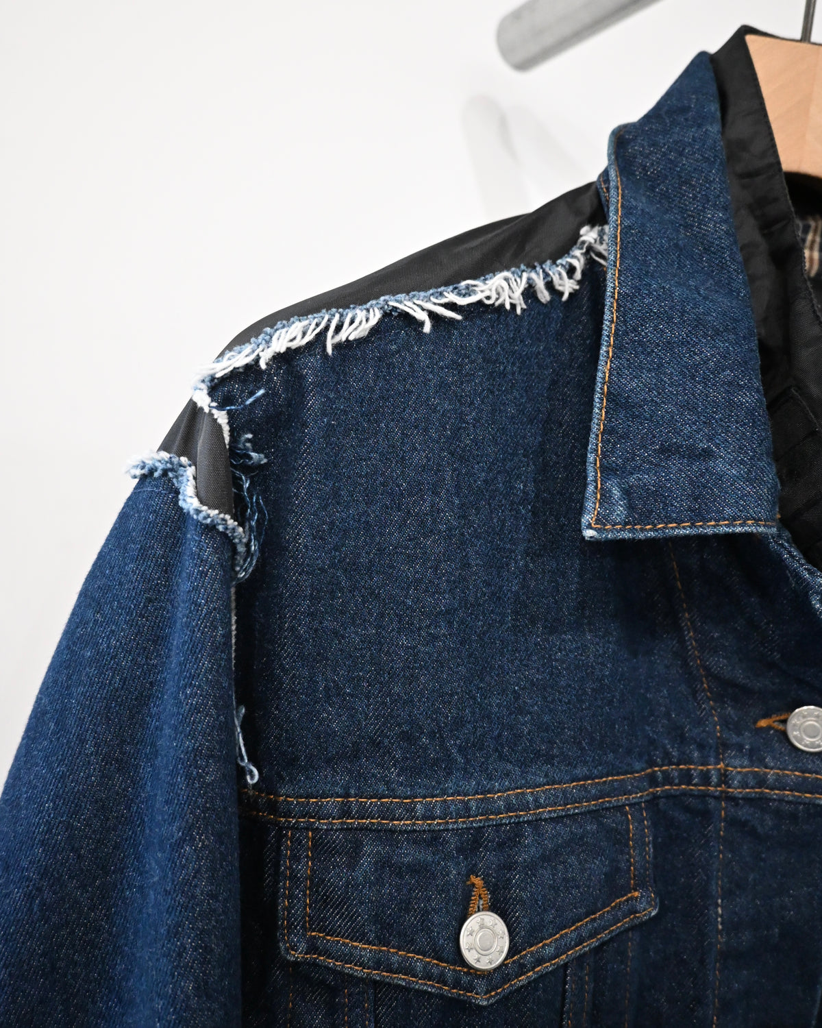 ID26-055-F / fake layered work jacket【A】