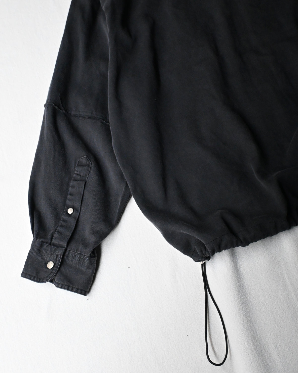 ID26-014-07-F / denim frill shirt【B】