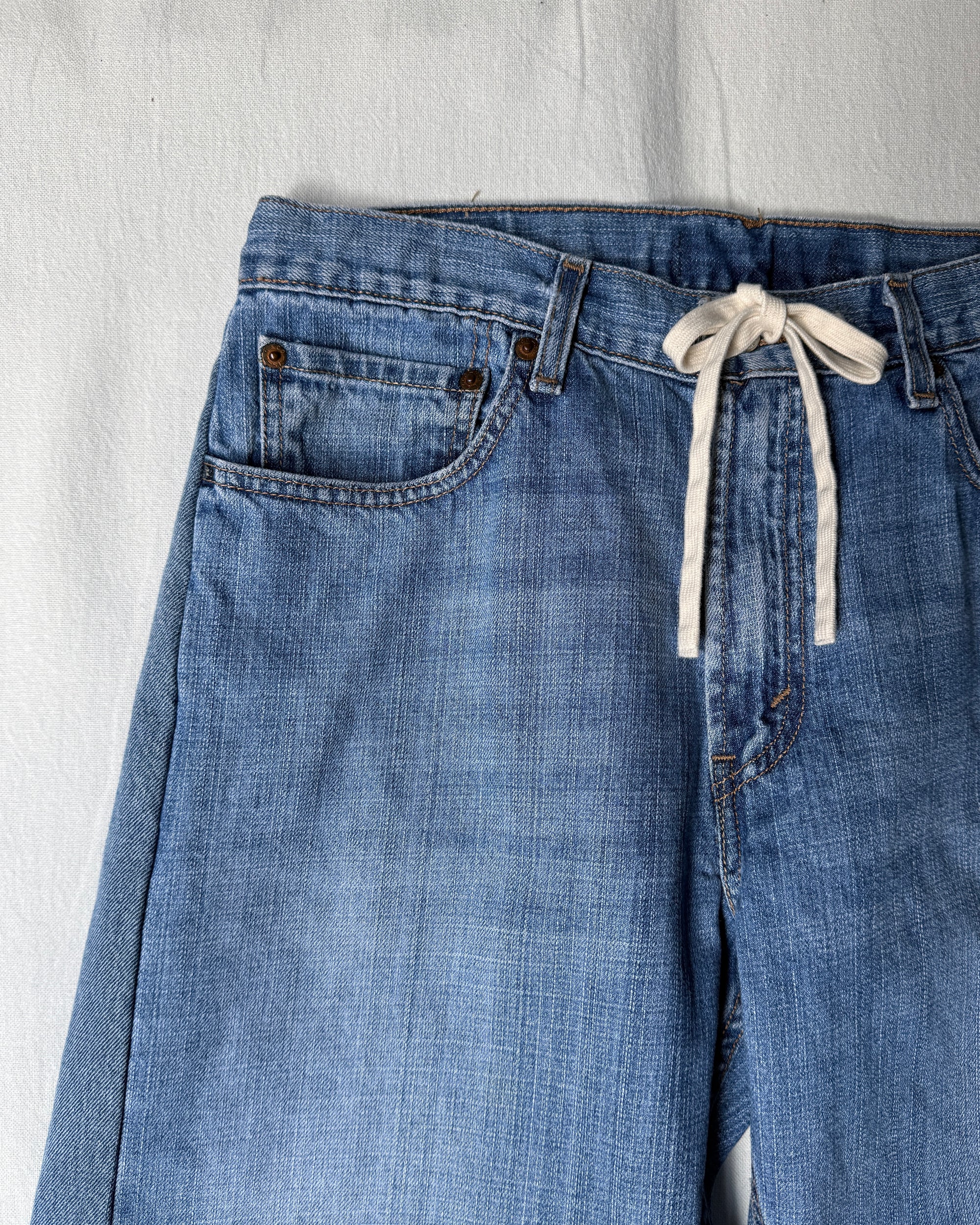 ID25-005-01-F / wide leg easy denim【C】