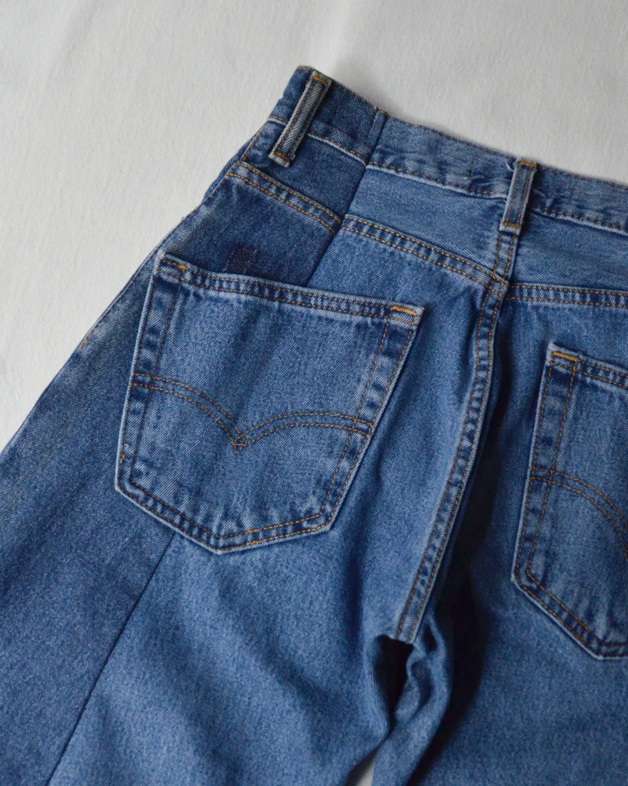 RE-010-18 / curve buggy denim【A】