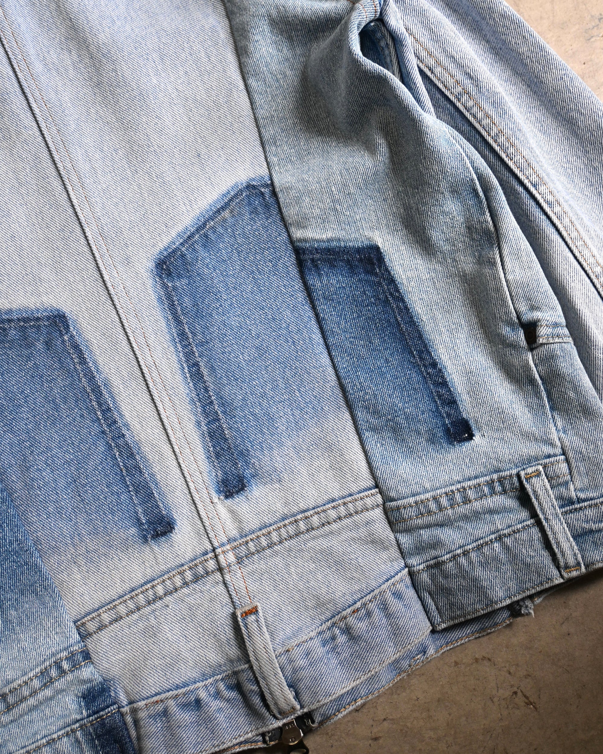 ID26-050-F / upside down denim jacket 【B】
