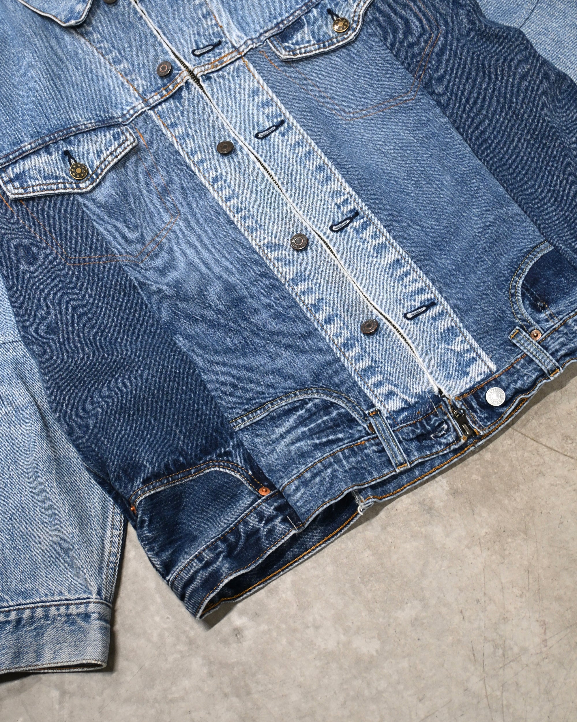 ID26-050-F / upside down denim jacket【A】