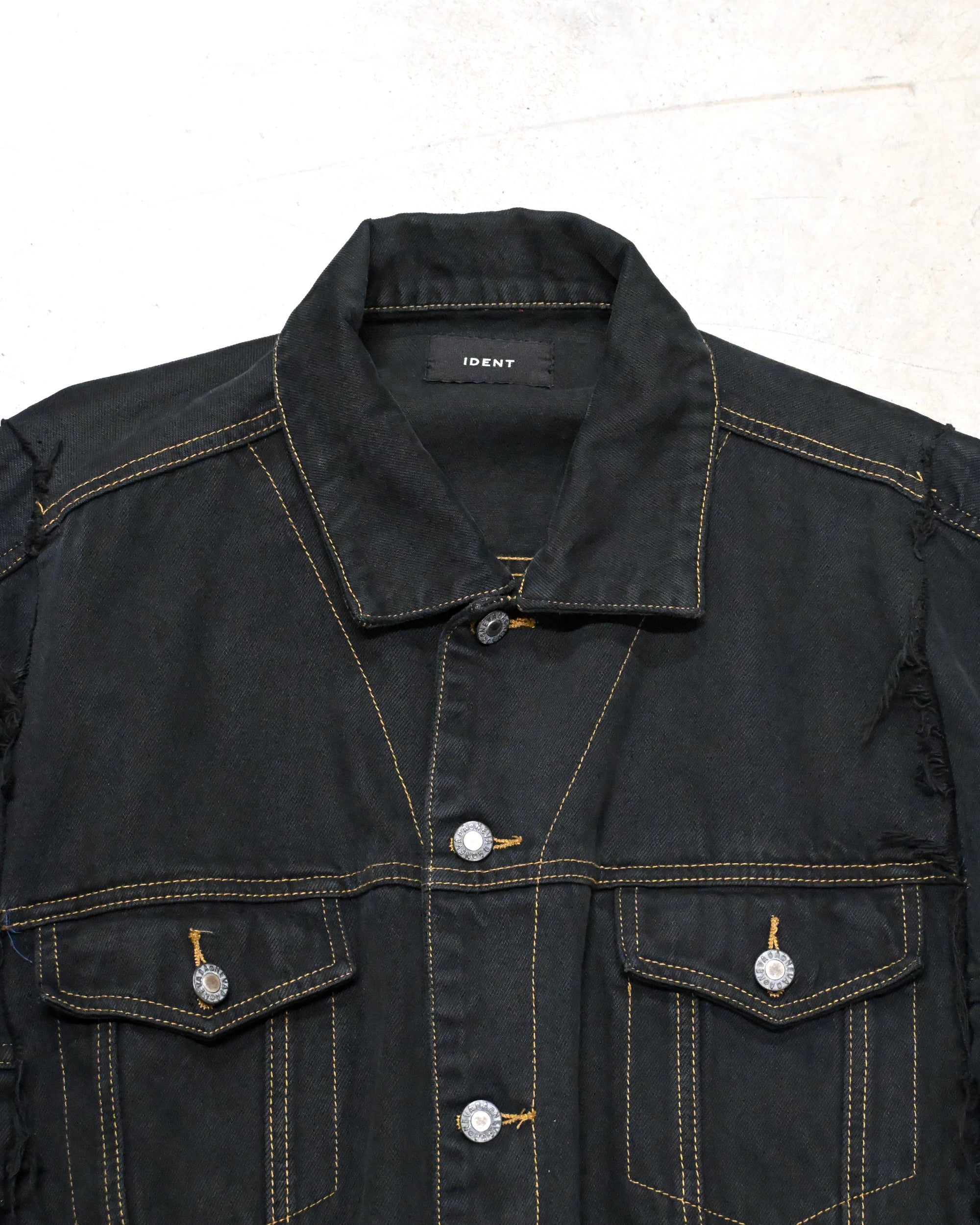 ID-006-06-F / rebuild kimono denim overdyed【A】