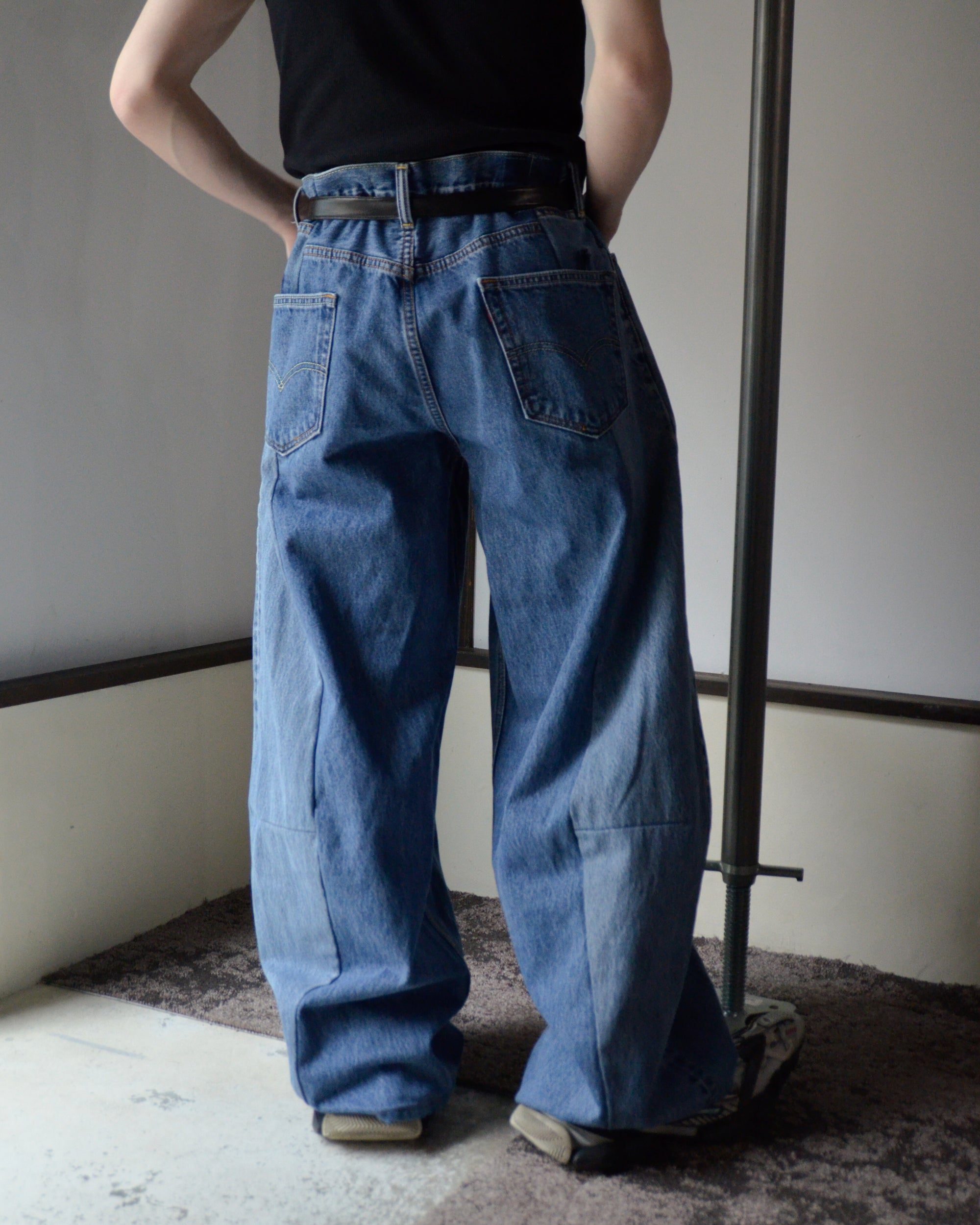RE-010-18 / curve buggy denim【J】