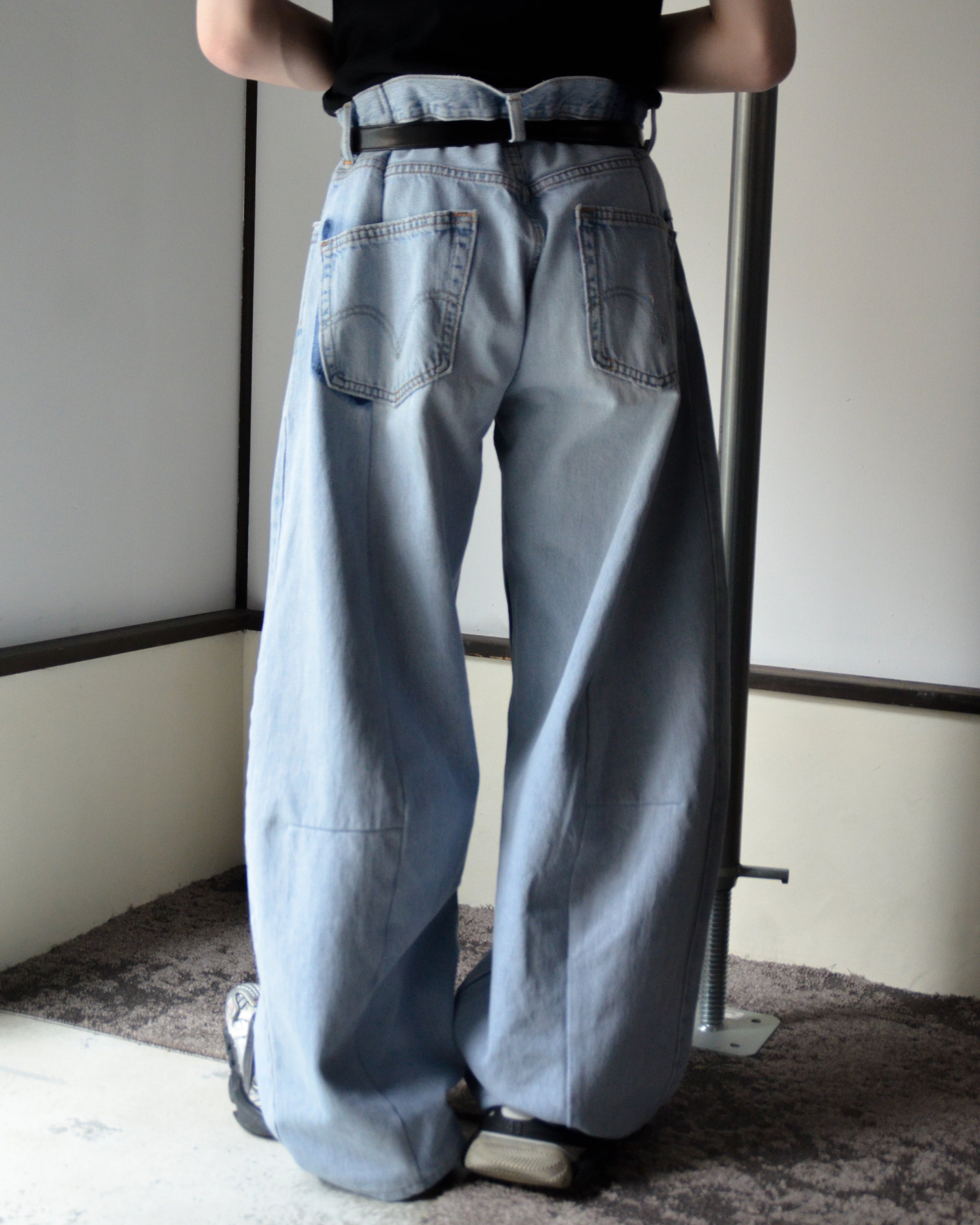 RE-010-18 / curve buggy denim【H】