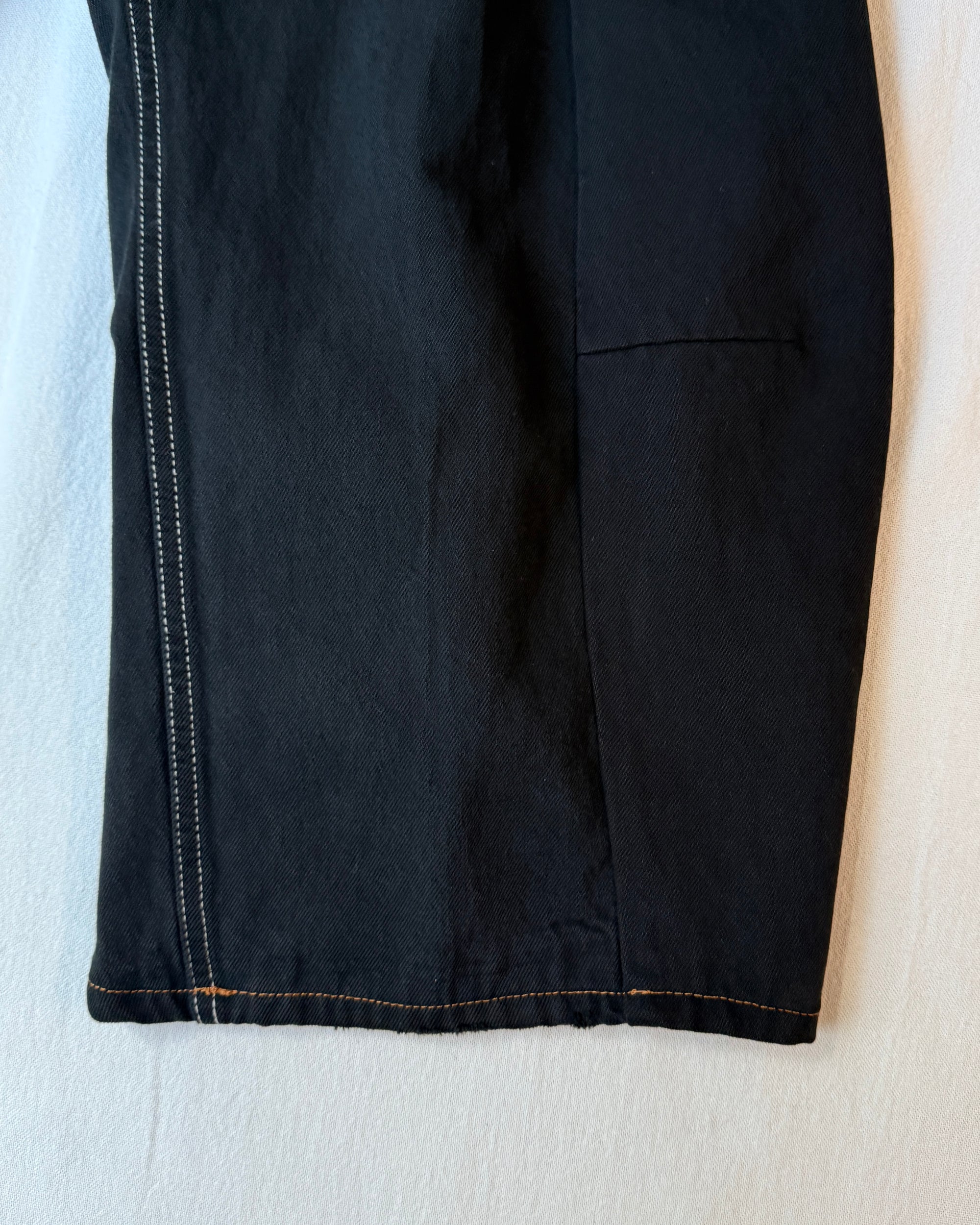 ID-005-XS / curve buggy denim over dyed【A】