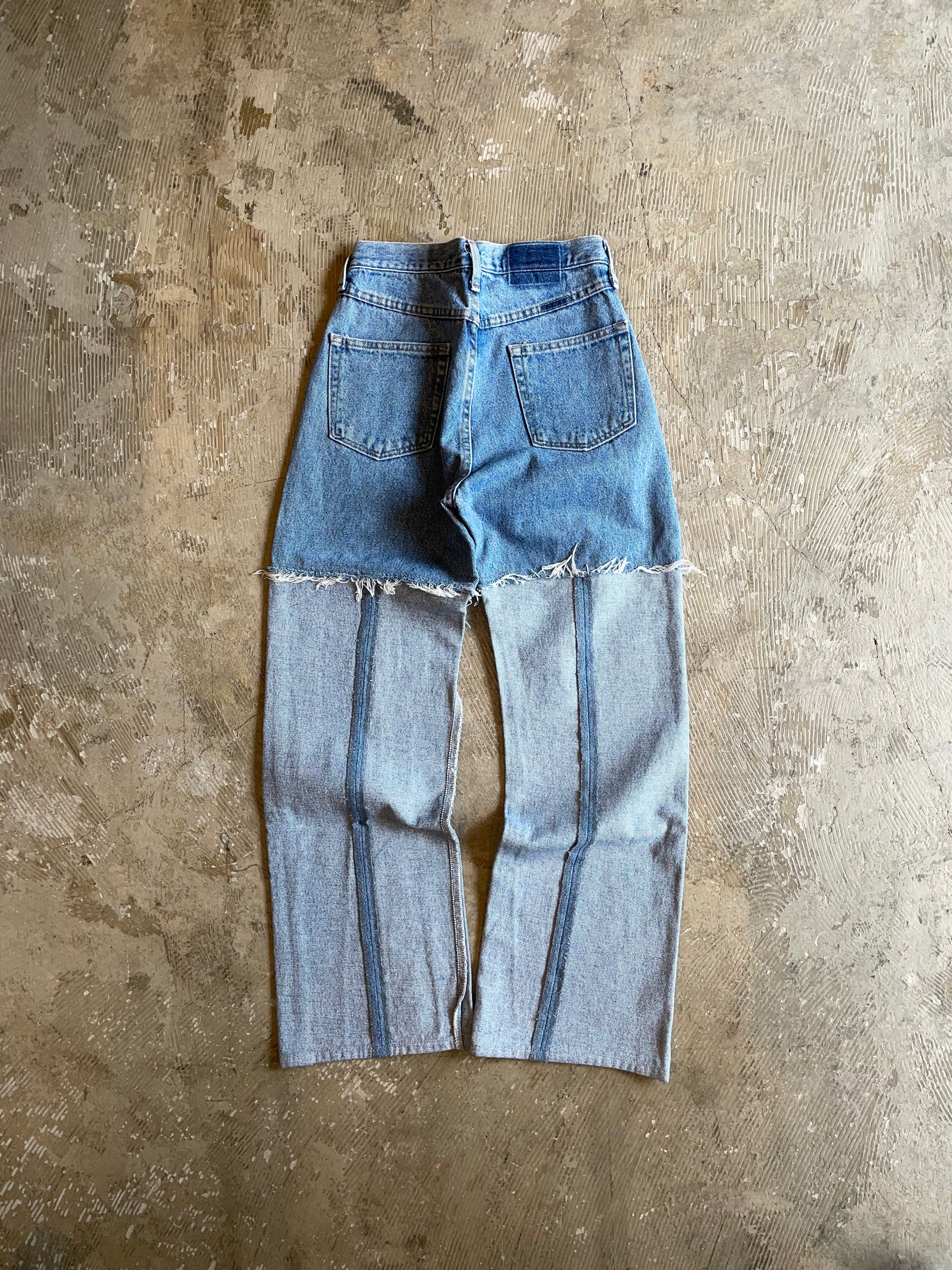 RE-013-04 / inside out straight denim【H】