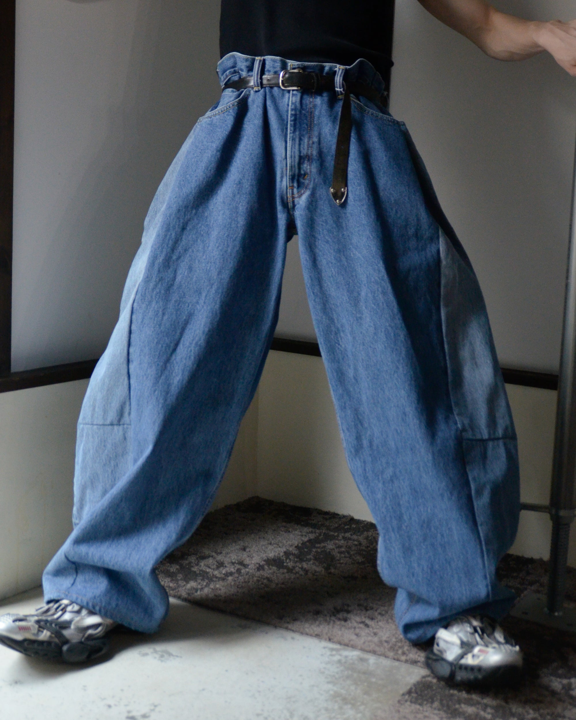RE-010-18 / curve buggy denim【J】