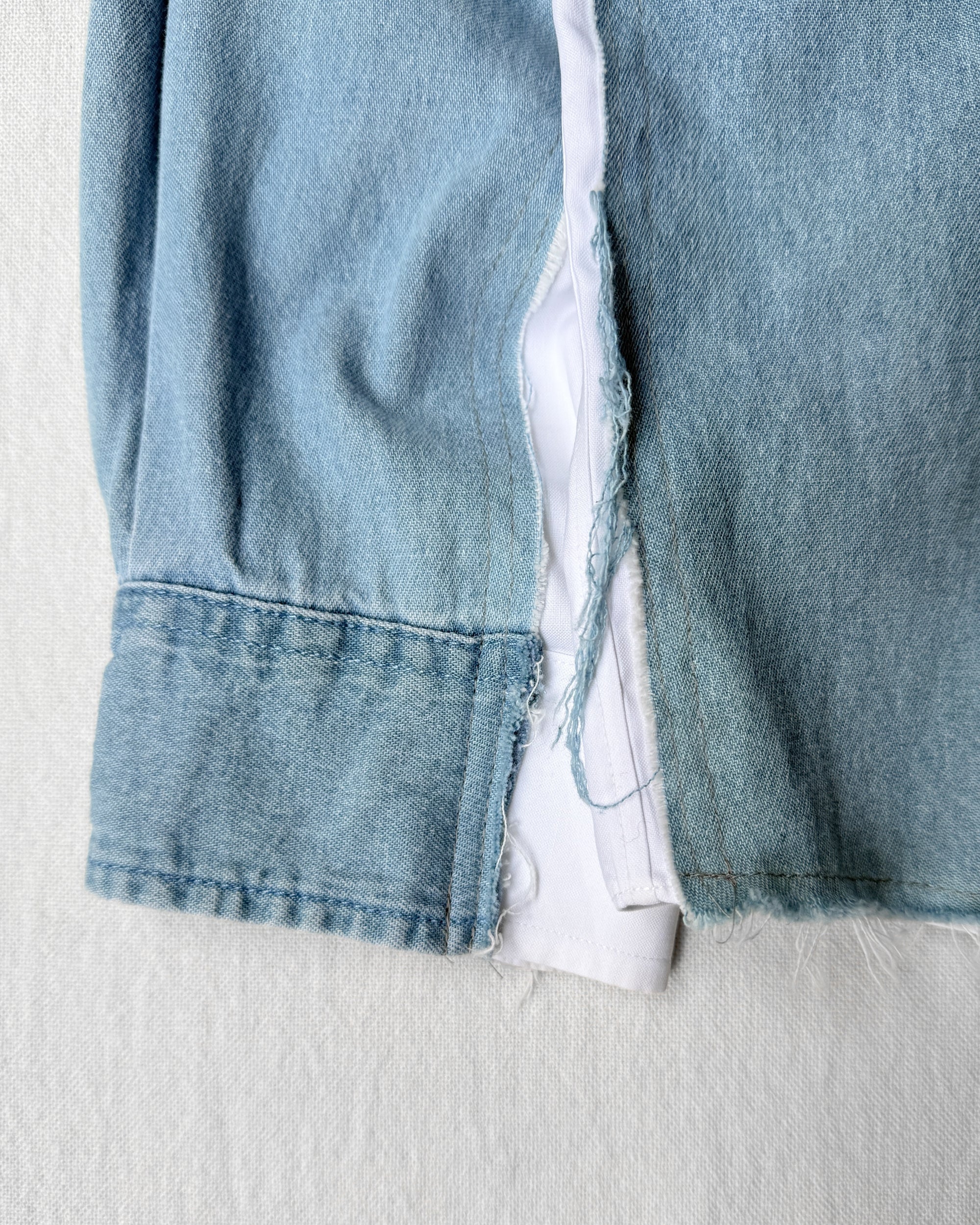 ID25-019 / docking fake layered shirt【A】