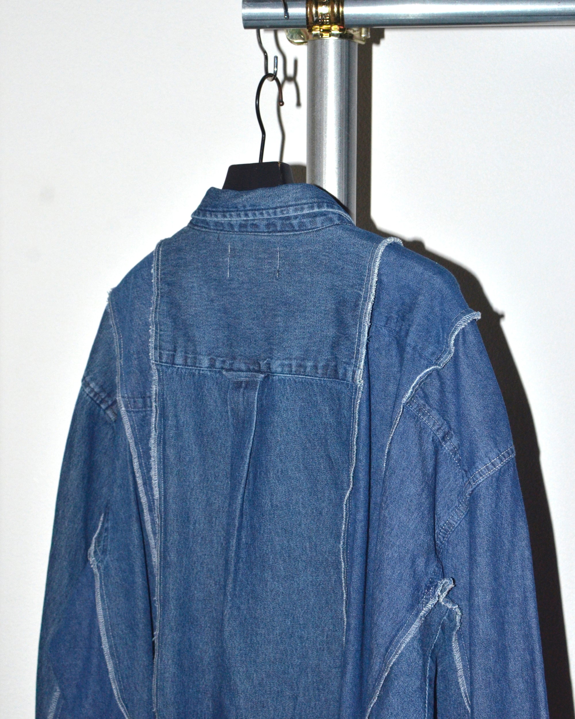 ID25-028-F / docking over denim shirt jacket【A】