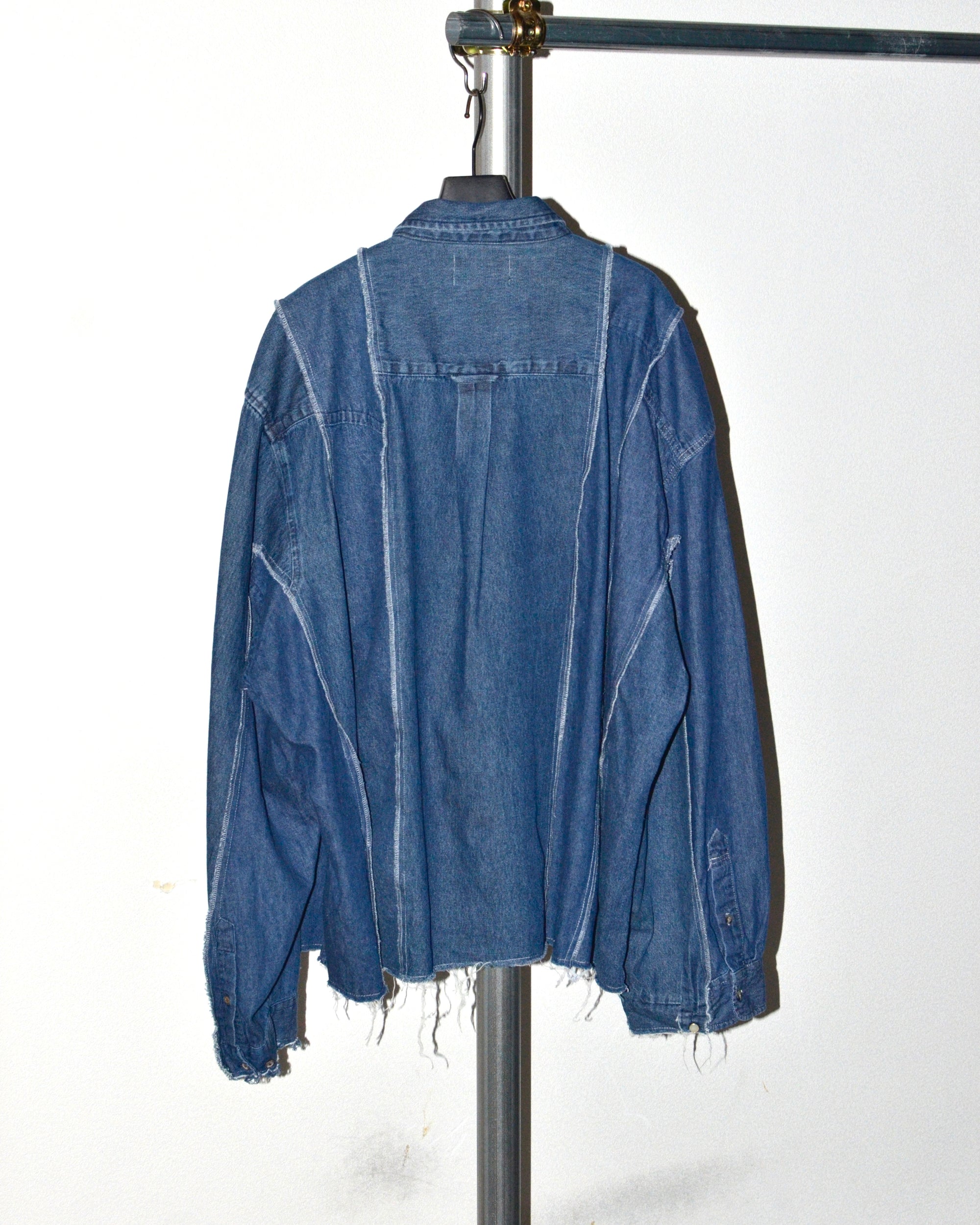 ID25-028-F / docking over denim shirt jacket【A】