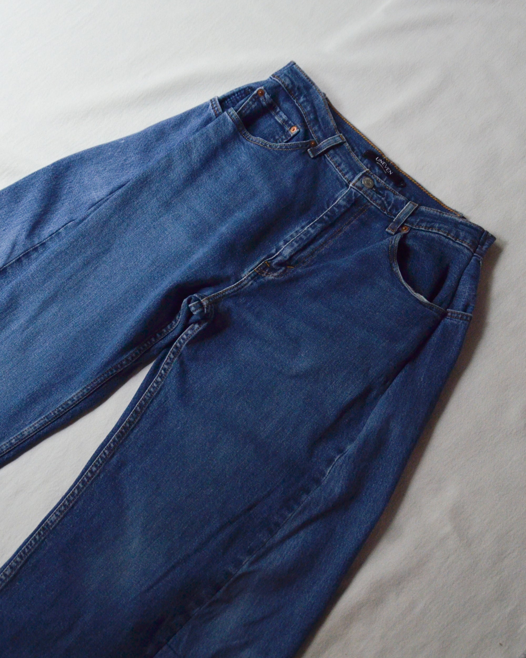 RE-010-18 / curve buggy denim【E】