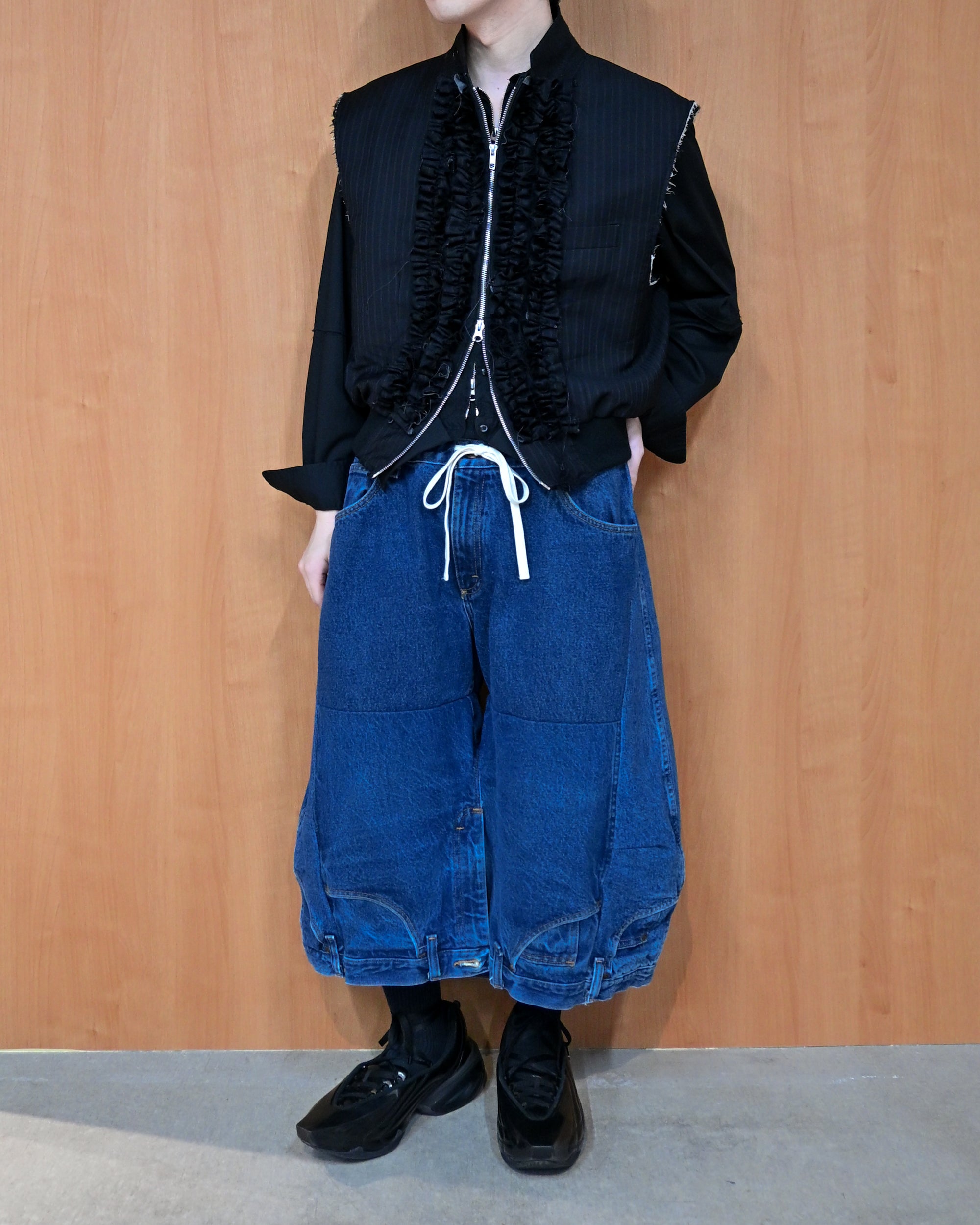 ID26−021-02-F / donut denim pant【B】
