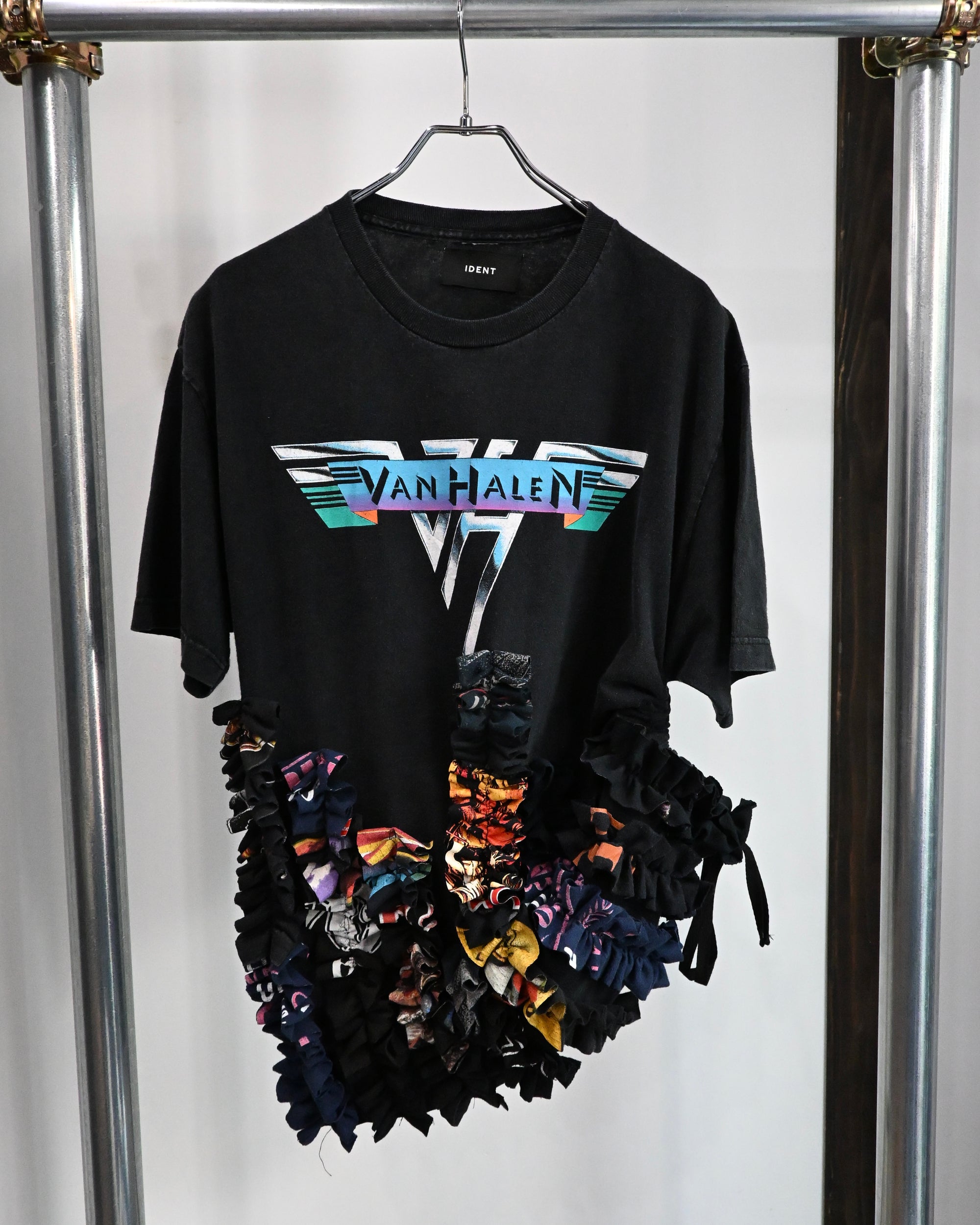 ID26−023-F / gather string frill tee【A】