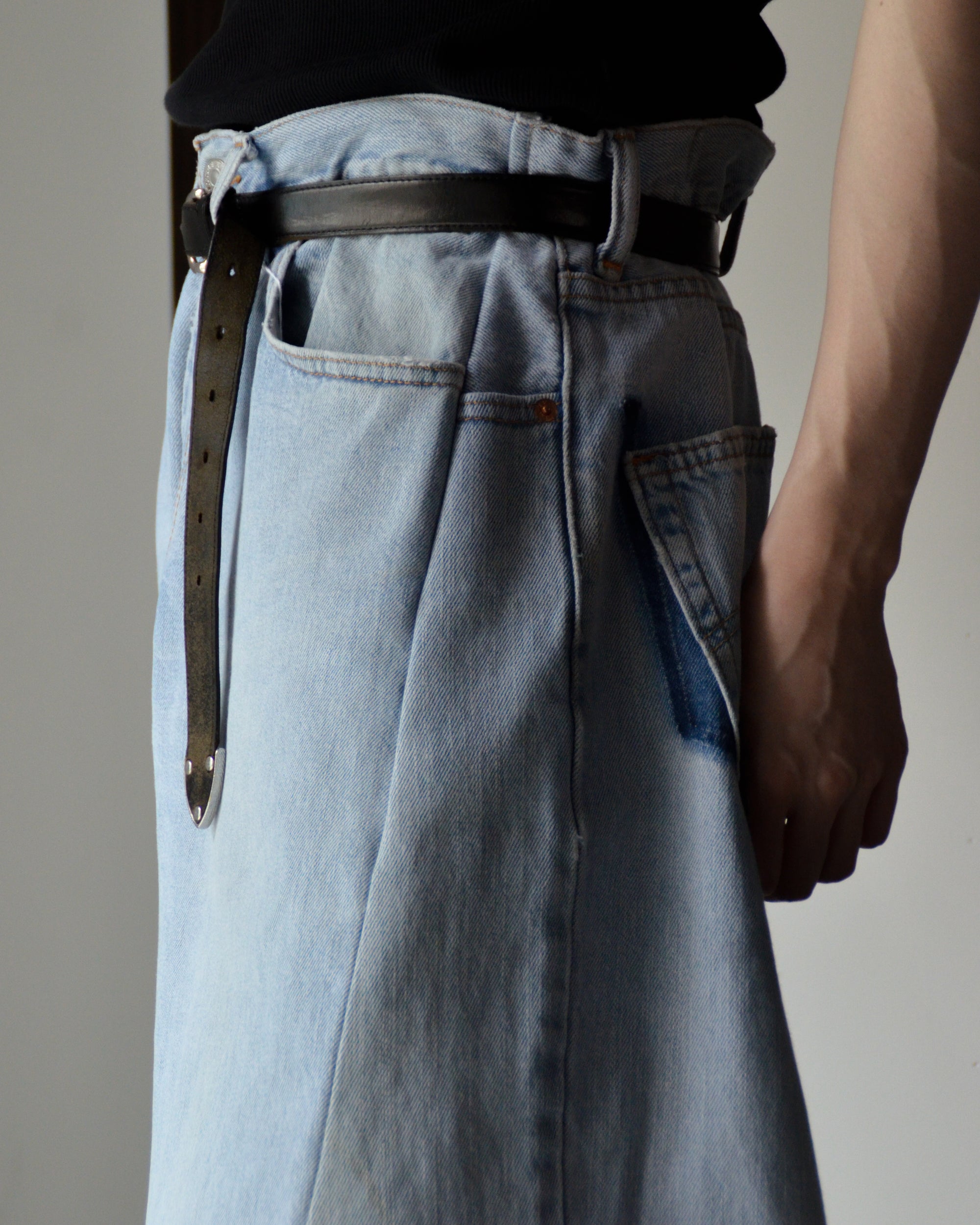 RE-010-18 / curve buggy denim【H】