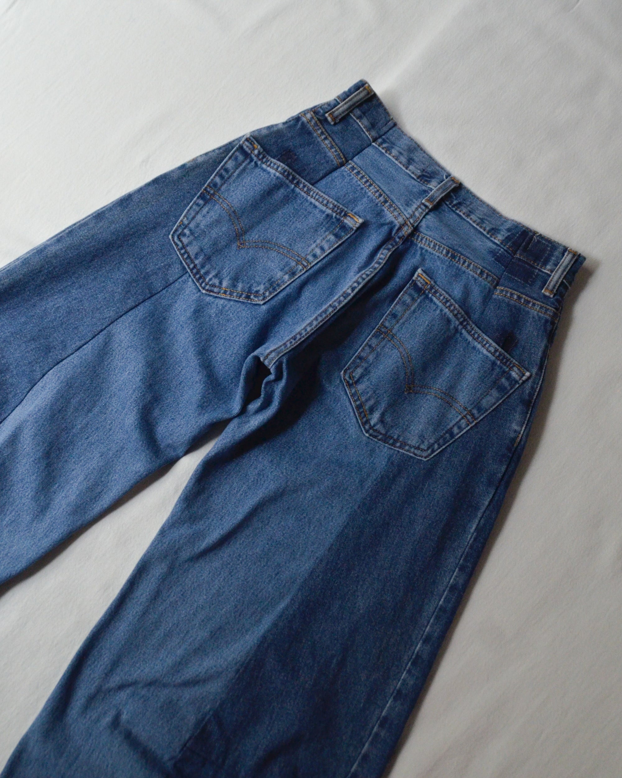 RE-010-18 / curve buggy denim【A】