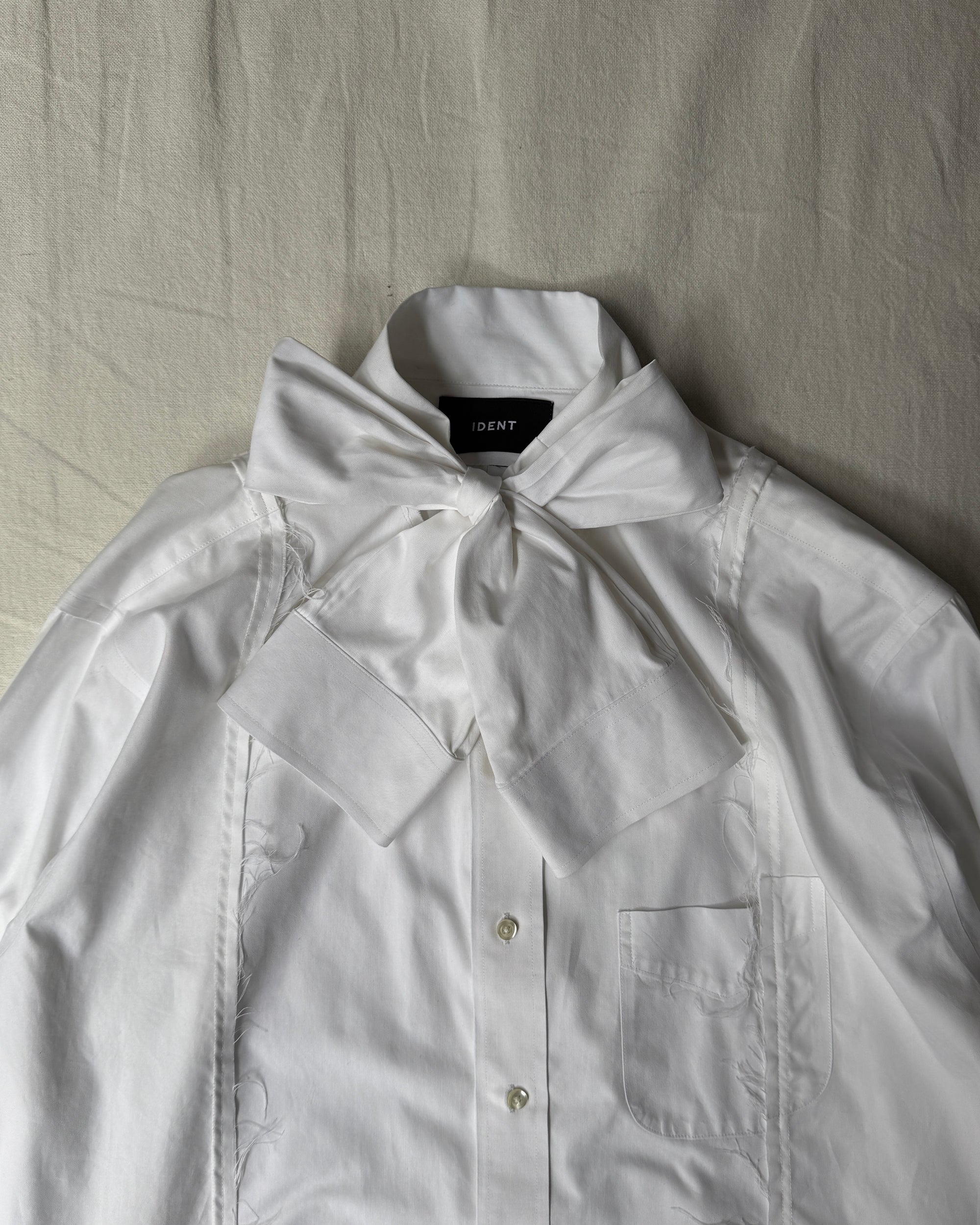 ID26-004-F / docking ribbon shirt【B】
