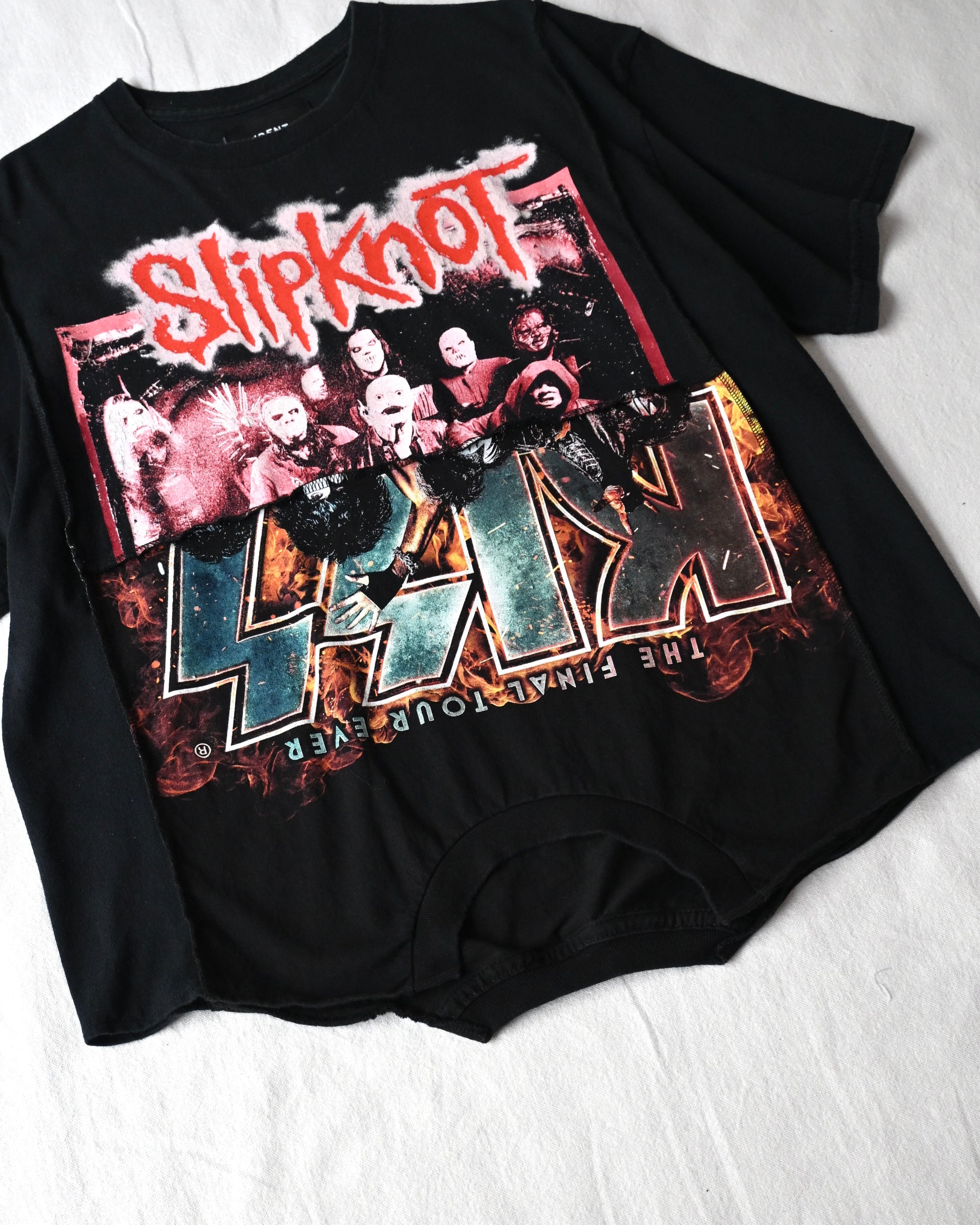ID26-028-F / mirrored band tee【A】