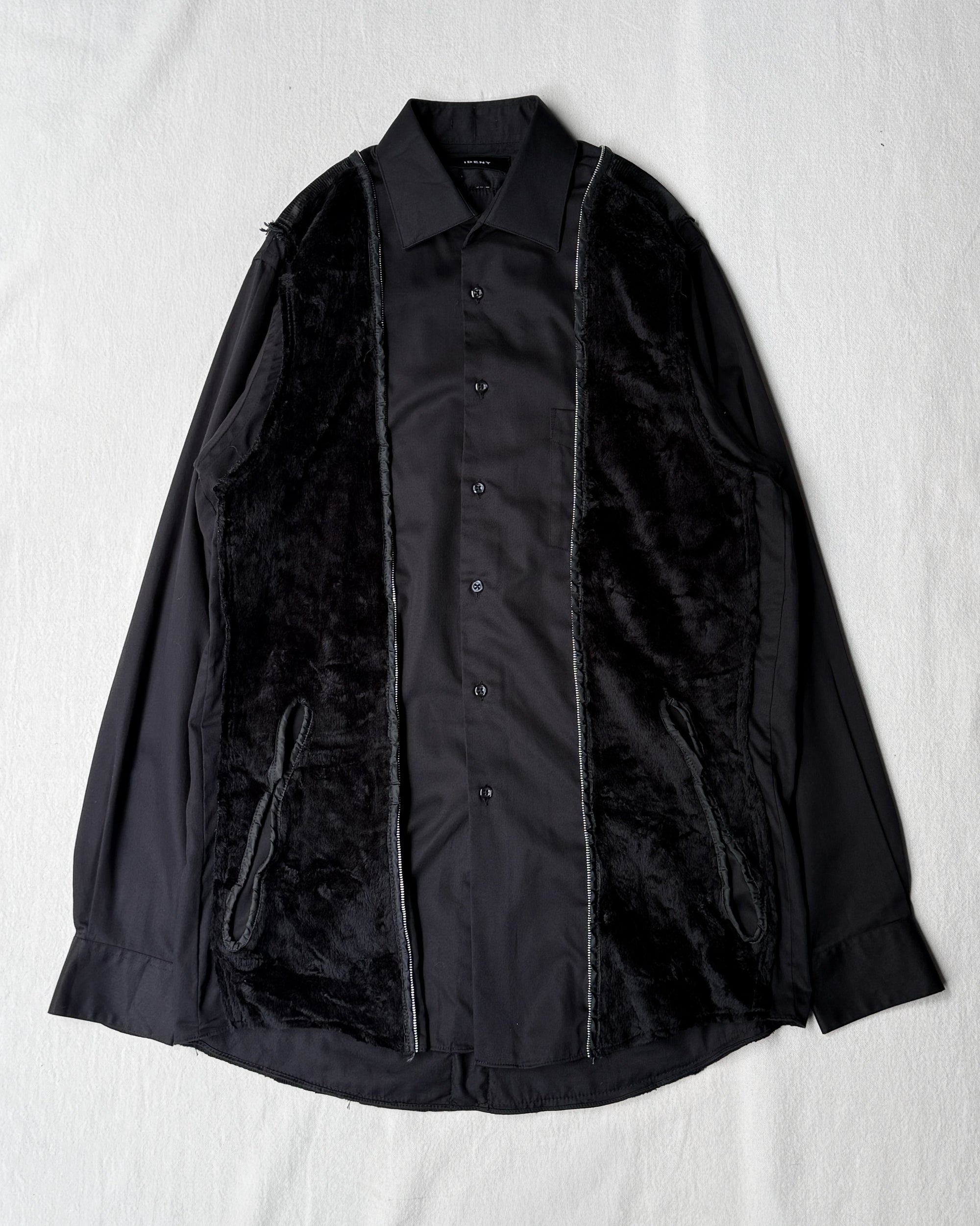 ID25-022-F / liner layered shirt【B】