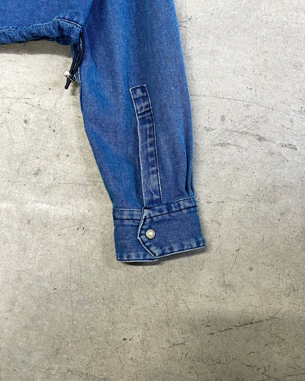 ID26-014-04-F / denim frill shirt 【B】