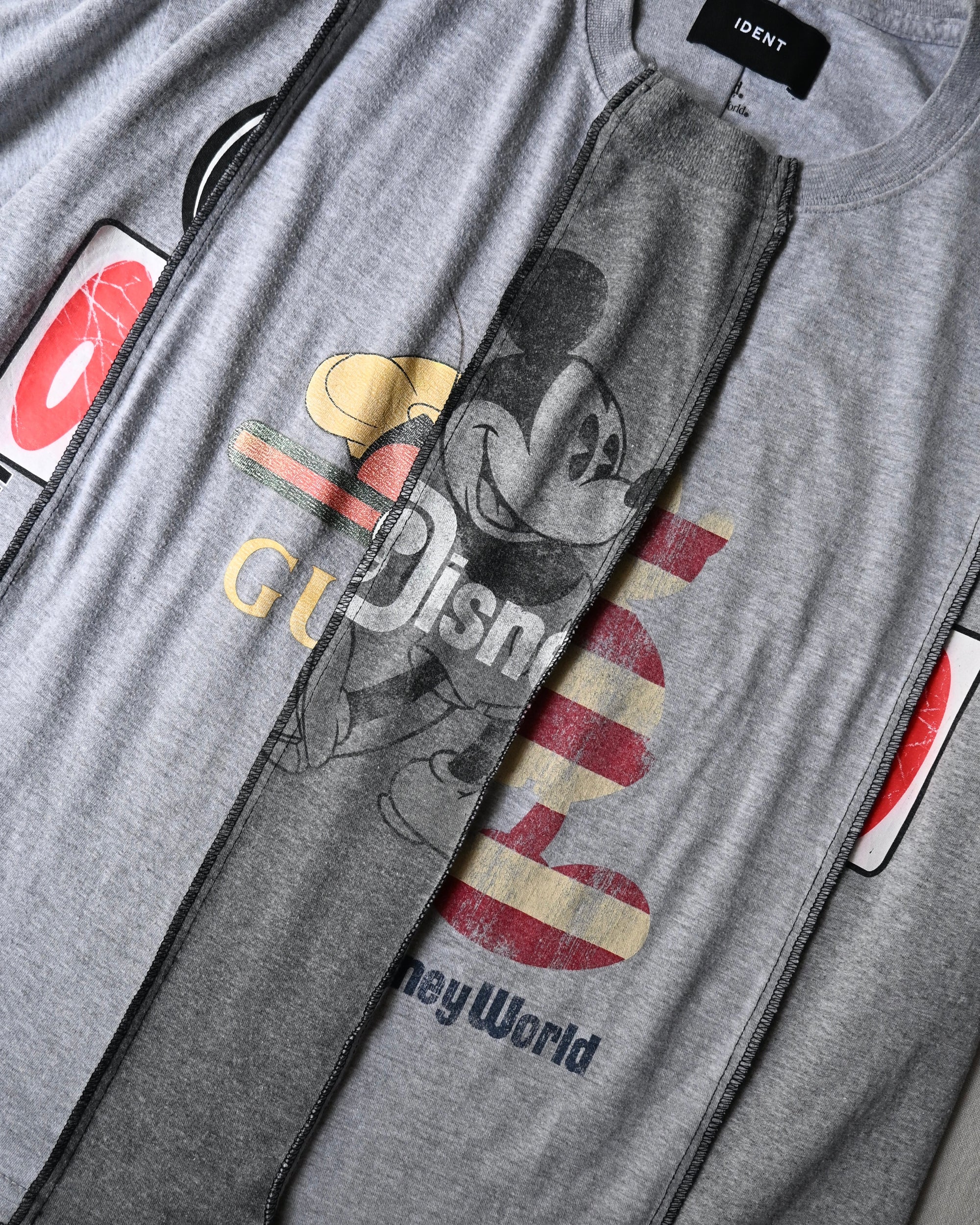 ID26-024-F / rebuild mickey tee 【B】