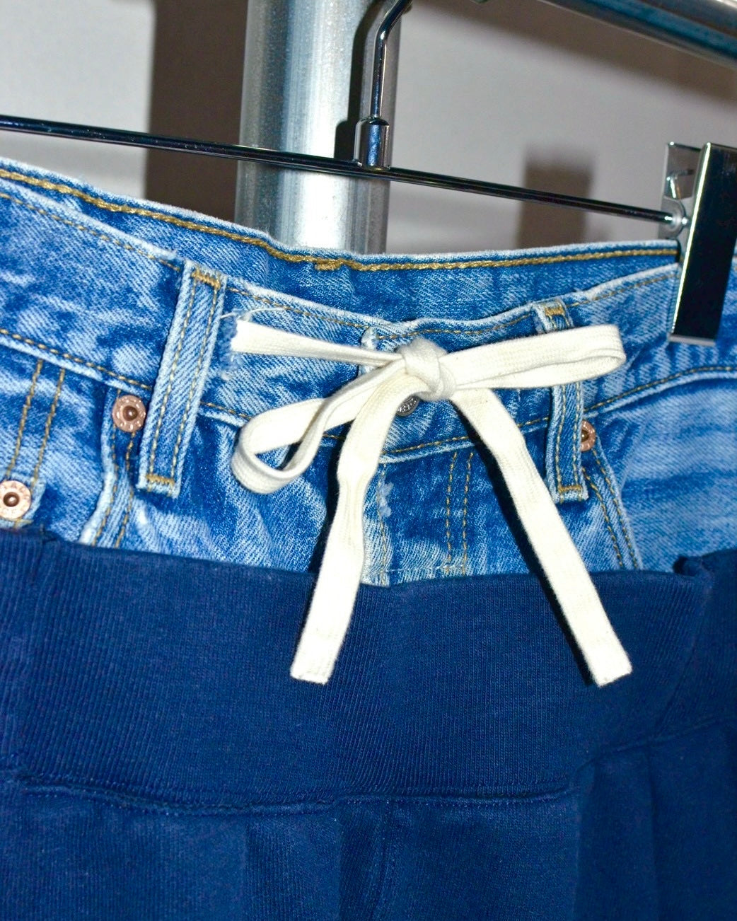 ID26-003-F / docking double waist sweat pant【B】