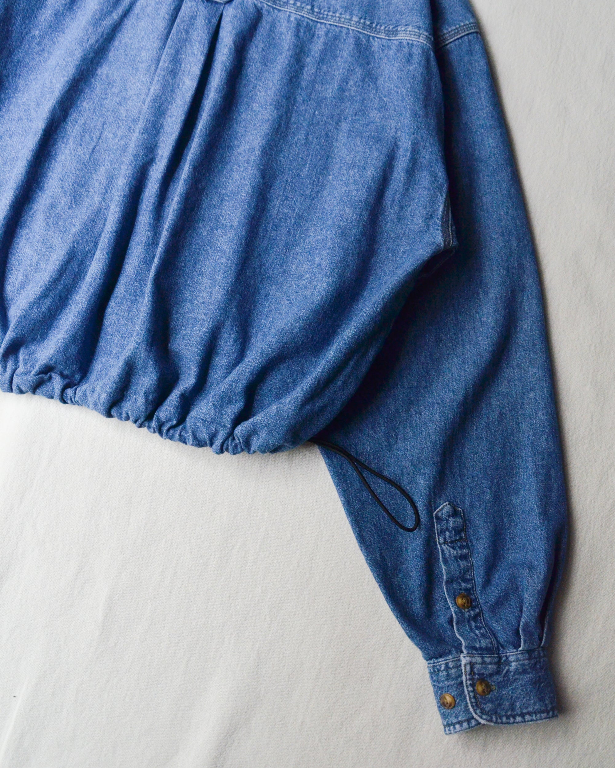 ID25-001 / denim frill shirt【A】