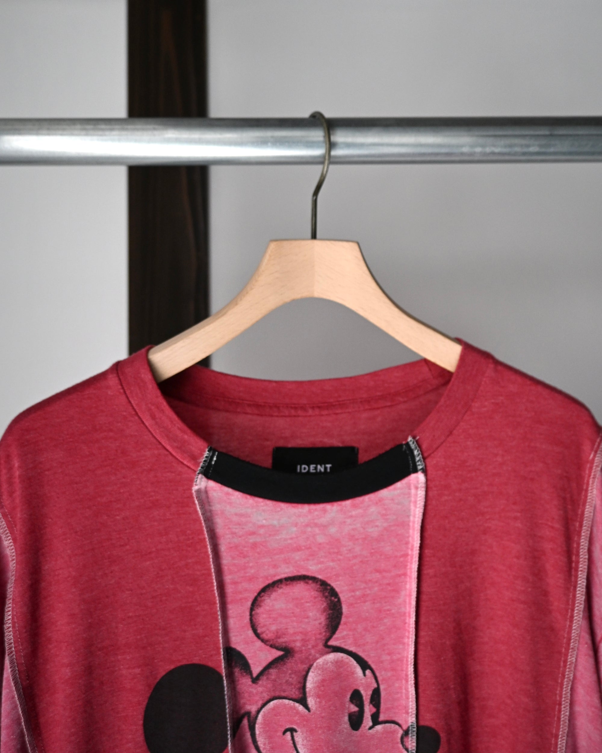 ID26-024-F / rebuild mickey tee 【E】