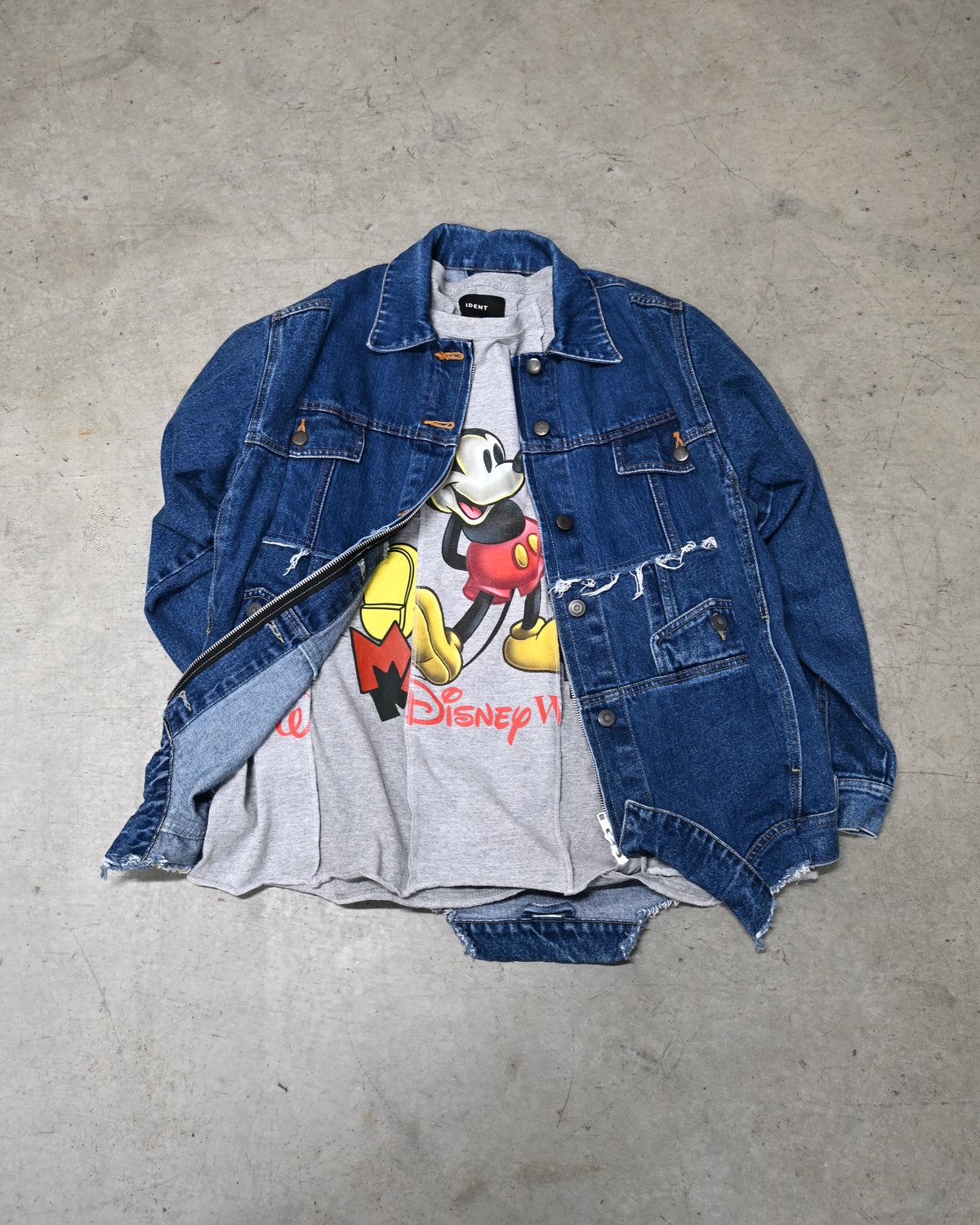 ID26-024-F / rebuild mickey tee【G】