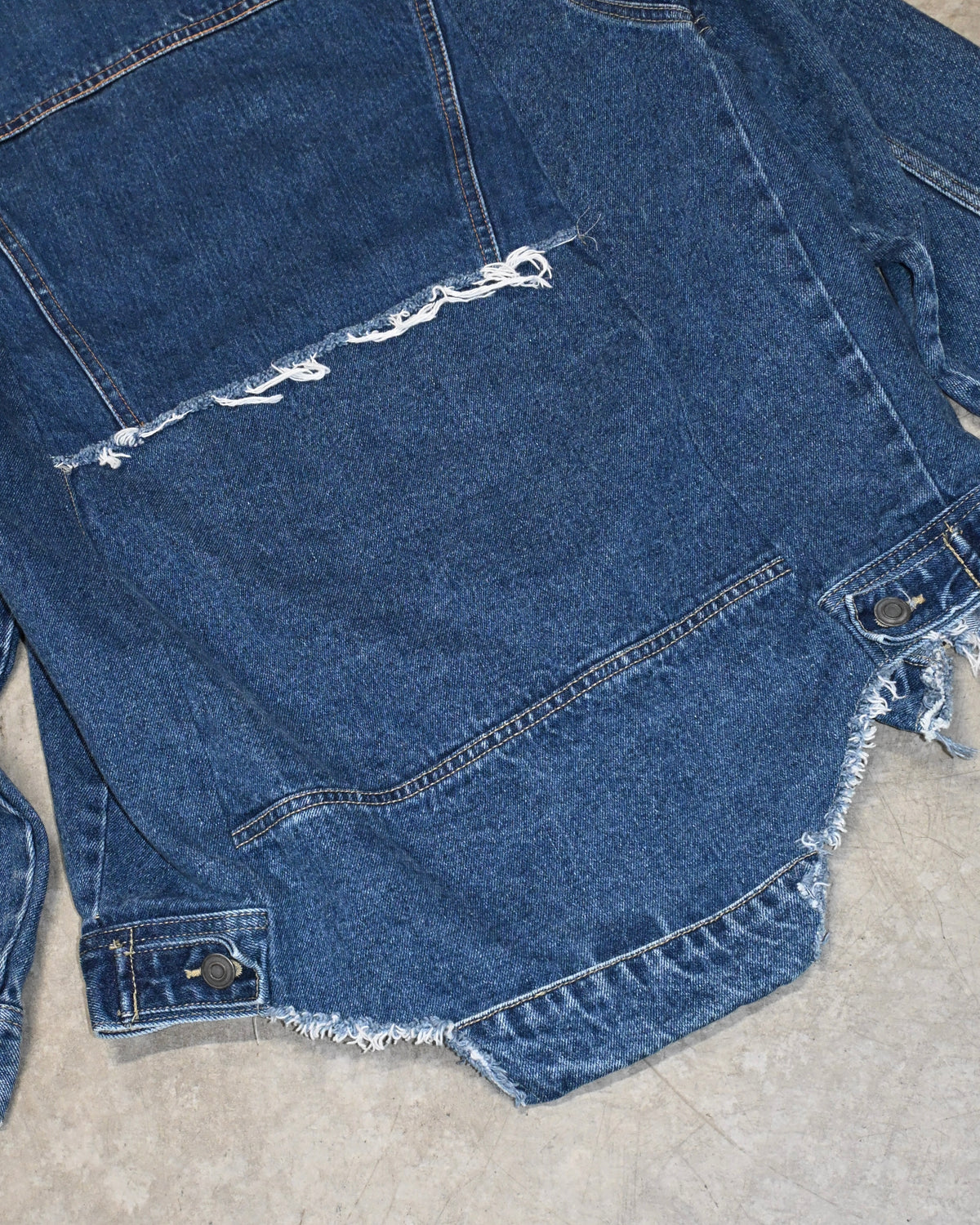 ID26-041-F / mirrored denim jacket【C】