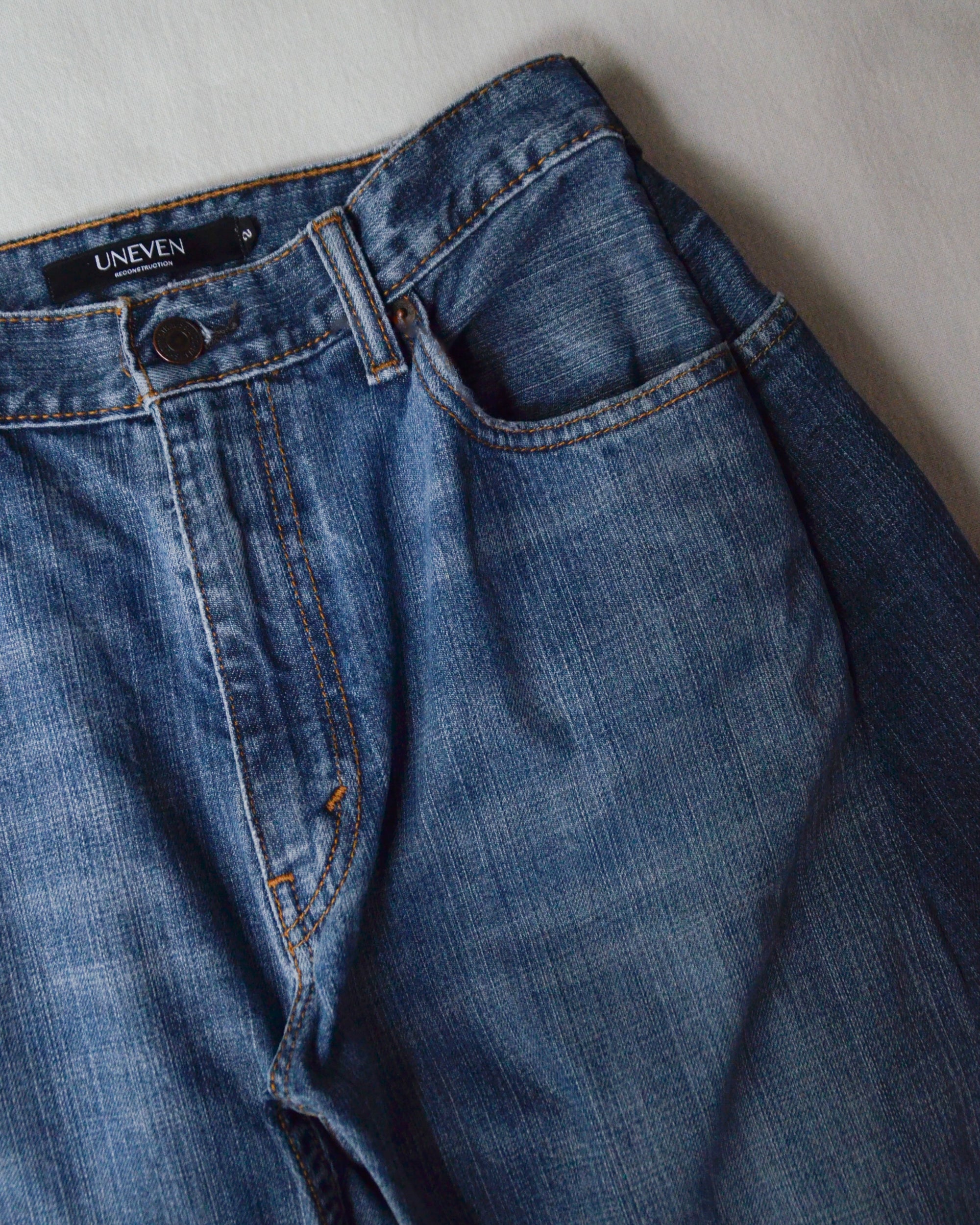 RE-010-18 / curve buggy denim【C】
