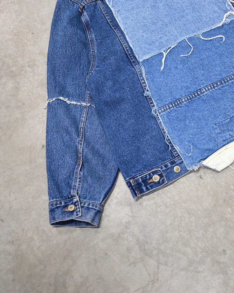 ID26-041-F / mirrored denim jacket【A】