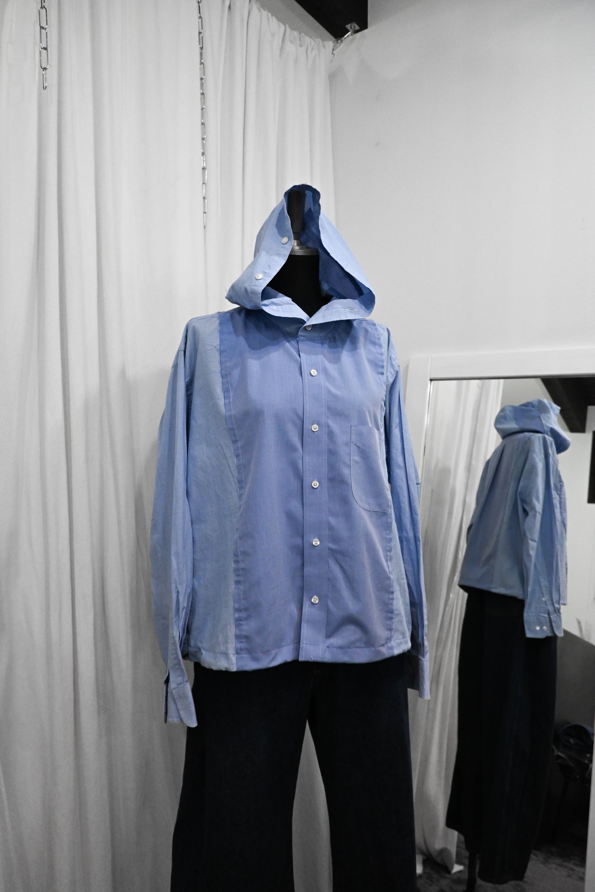 ID26-015-01-F / docking shirt hoodie 【B】