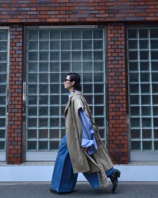 RE-021-01 / docking trench poncho【A】