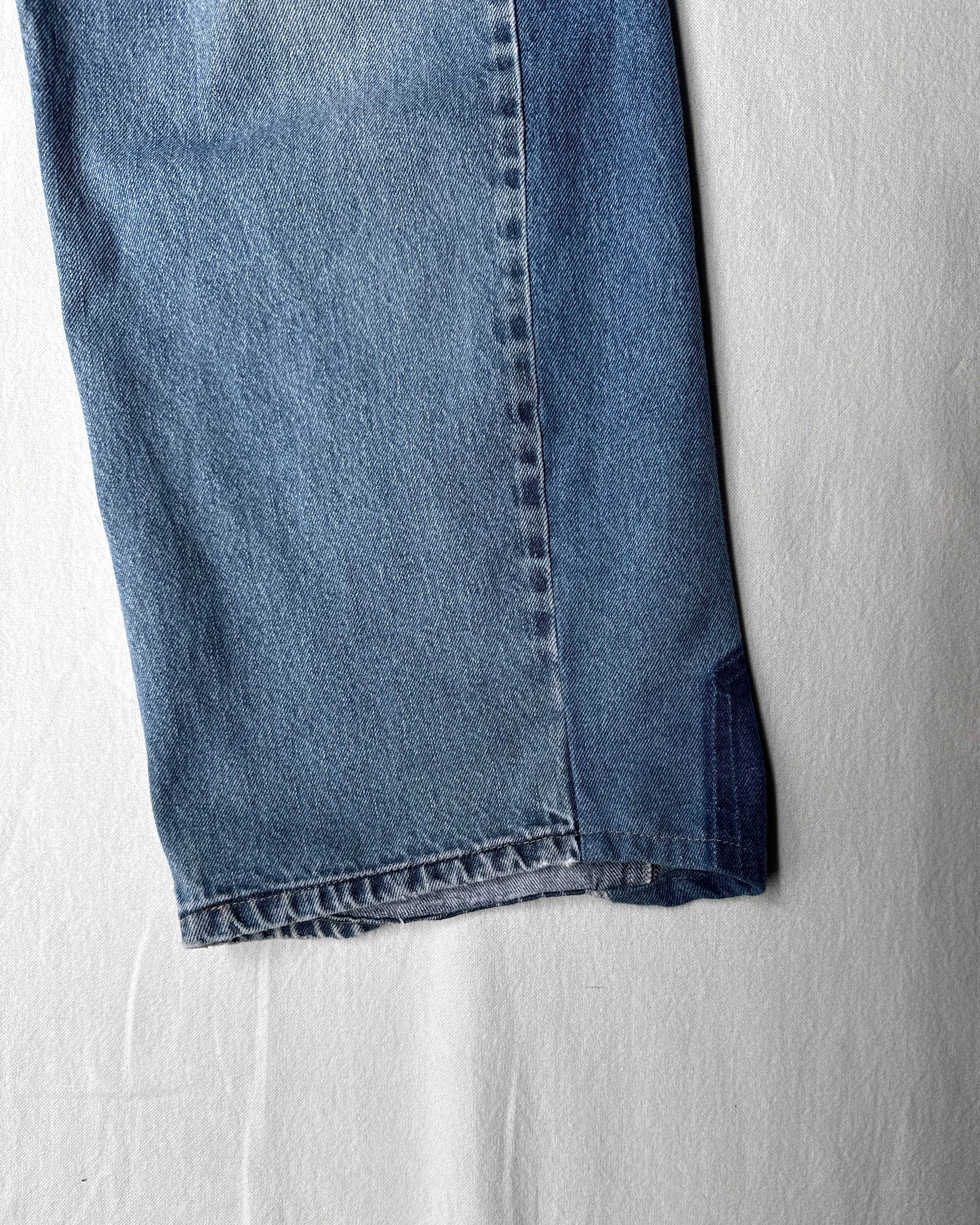 ID25-005-01-F / wide leg easy denim【D】