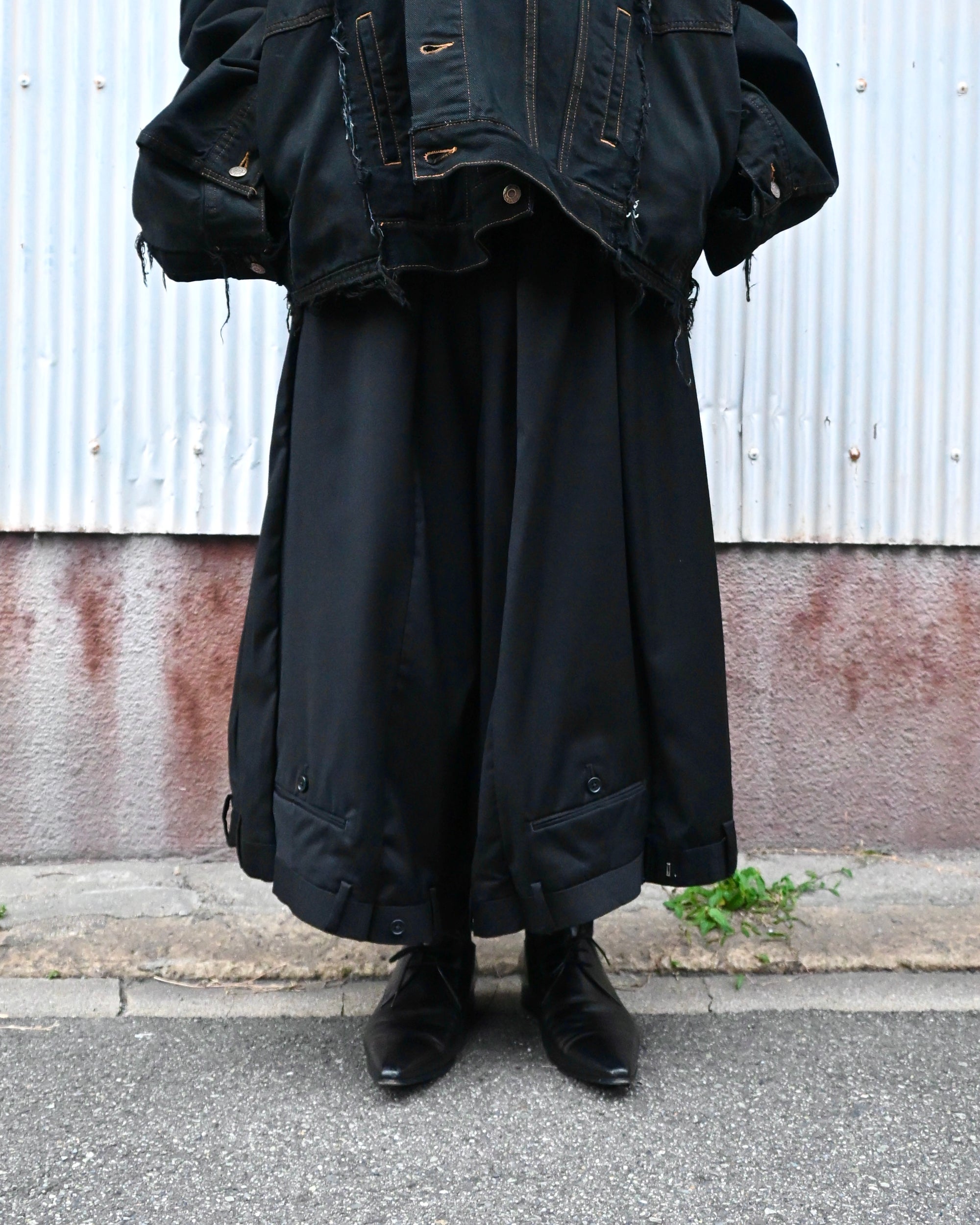 ID26-006-03-M / rebuild hakama slacks【B】