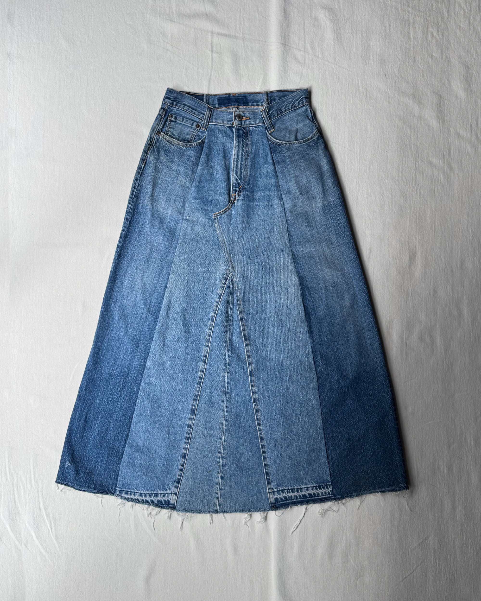 ID25-020 / rebuild denim skirt【B】