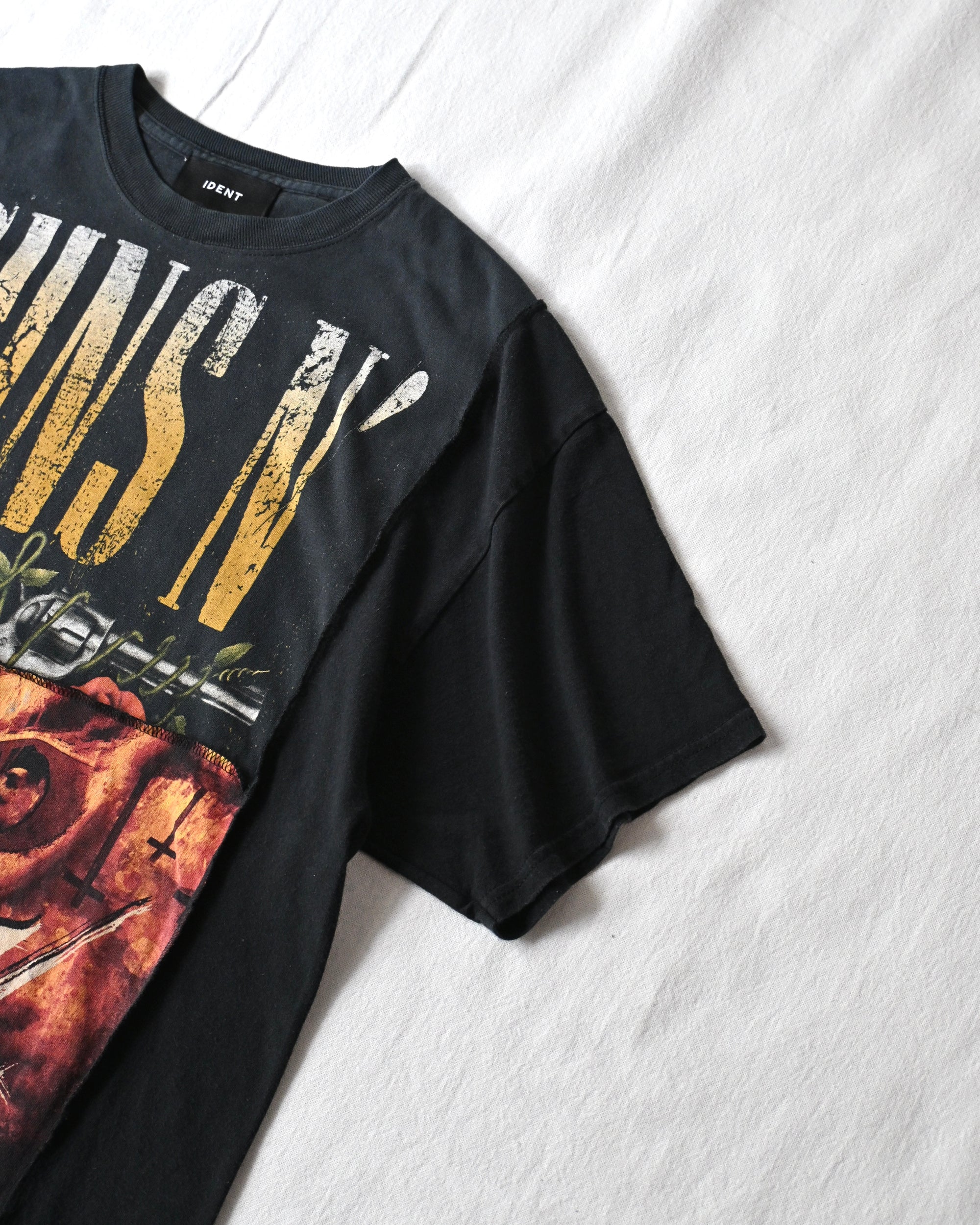 ID26-028-F / mirrored band tee【B】