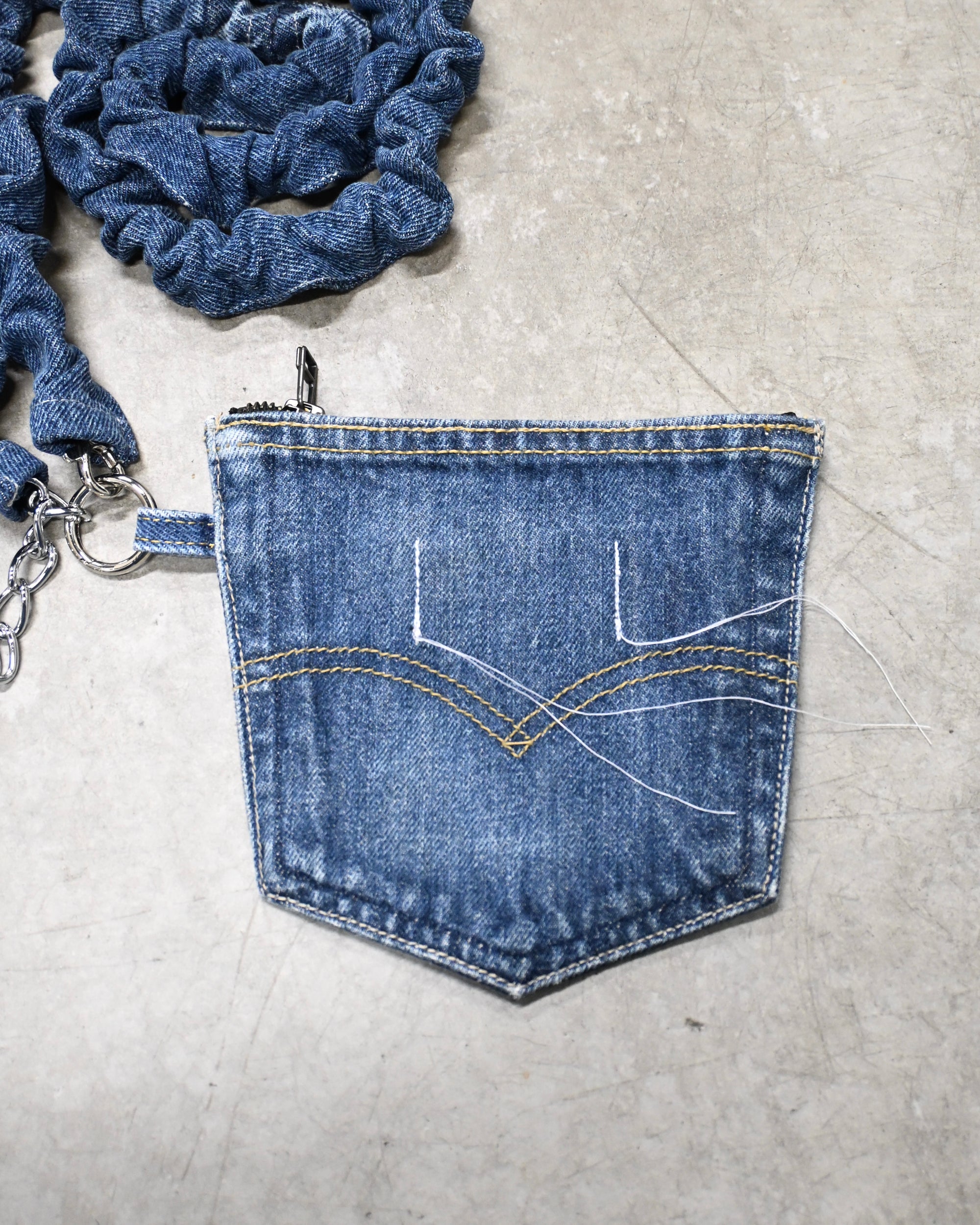 ID26-031-F  / denim pocket shoulder【F】