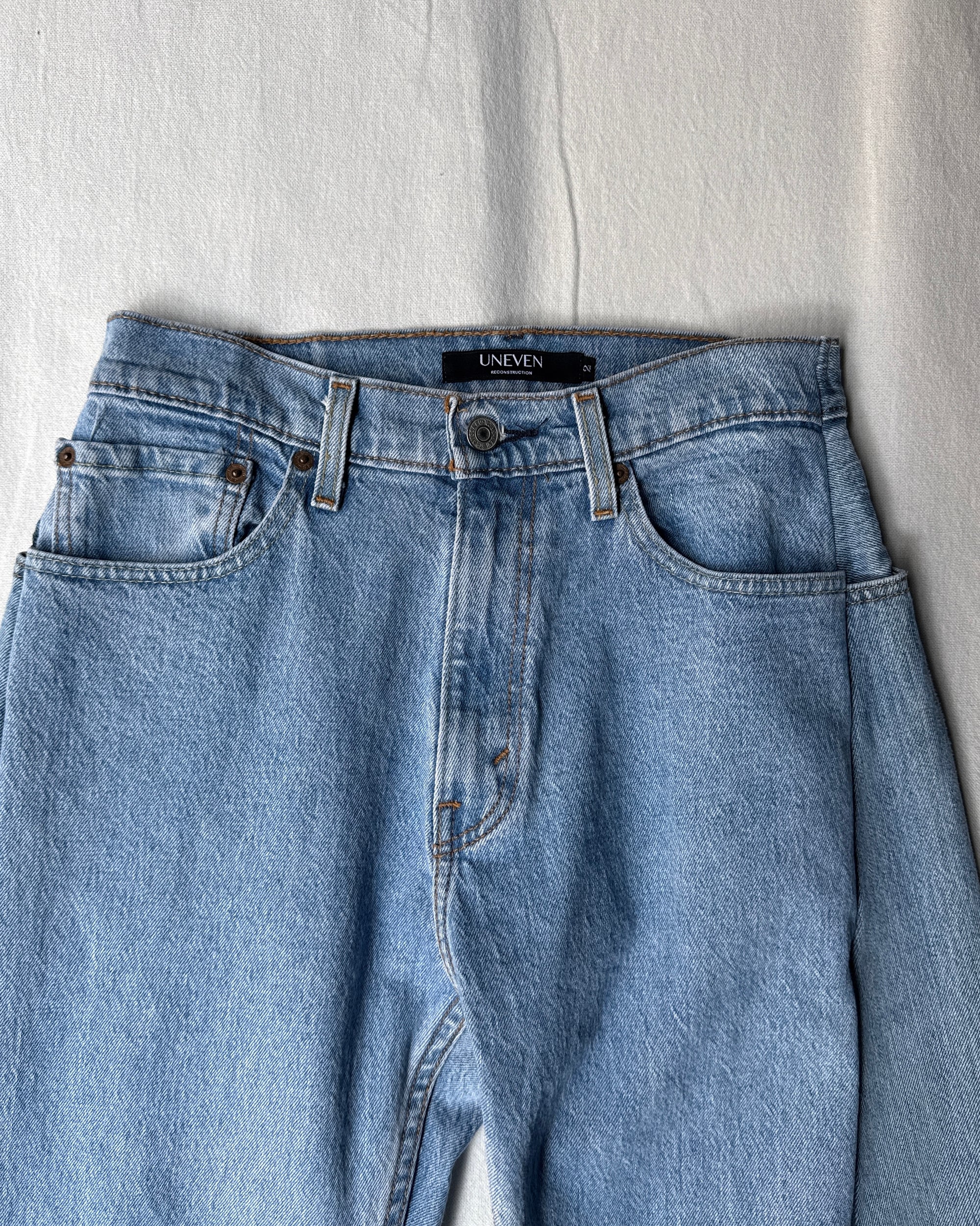 RE-010-27 / curve buggy denim【A】