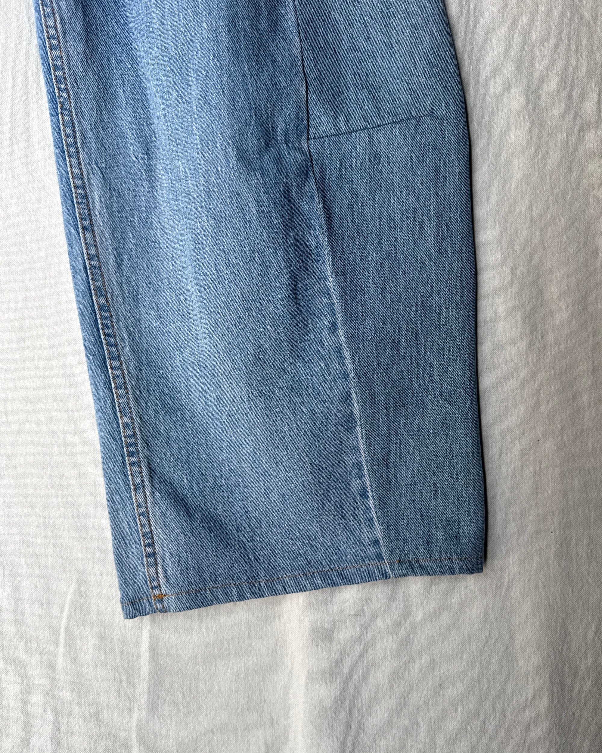 RE-010-27 / curve buggy denim【A】