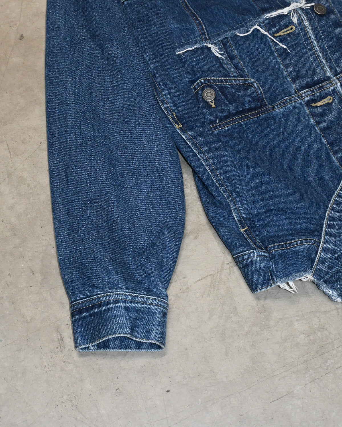 ID26-041-F / mirrored denim jacket【C】