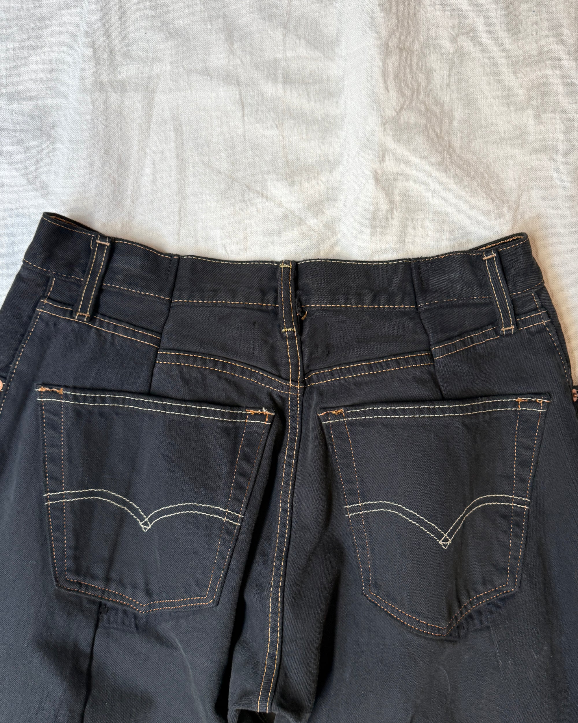 ID-005-M / curve buggy denim over dyed【C】