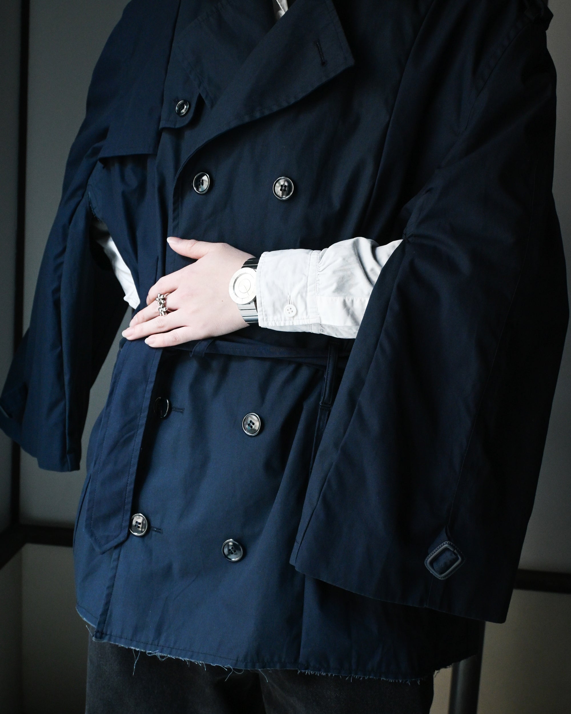 ID26-001-02-F / rebuild trench jacket【B】