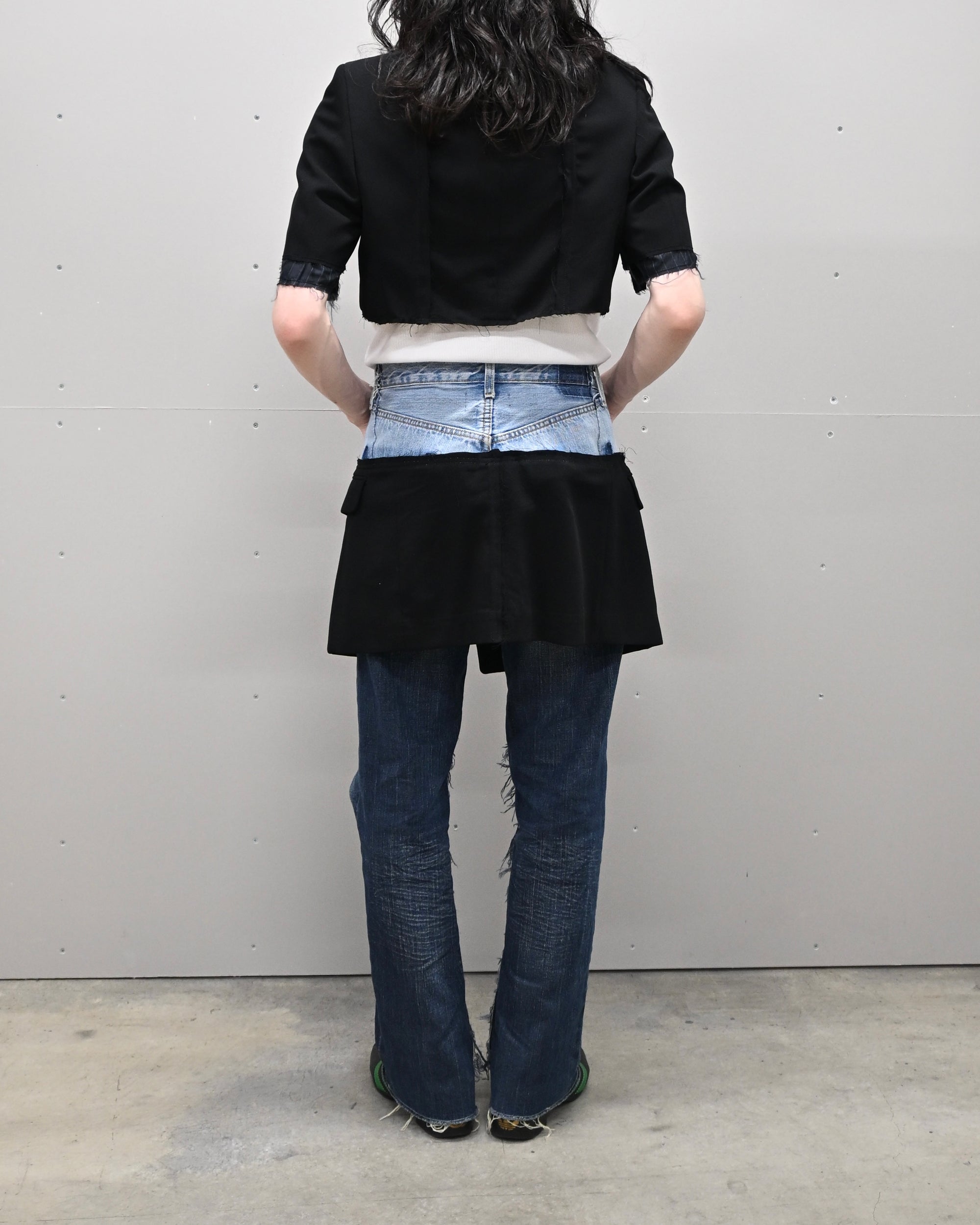 ID26-022-01-L / fake layered skirt 【A】